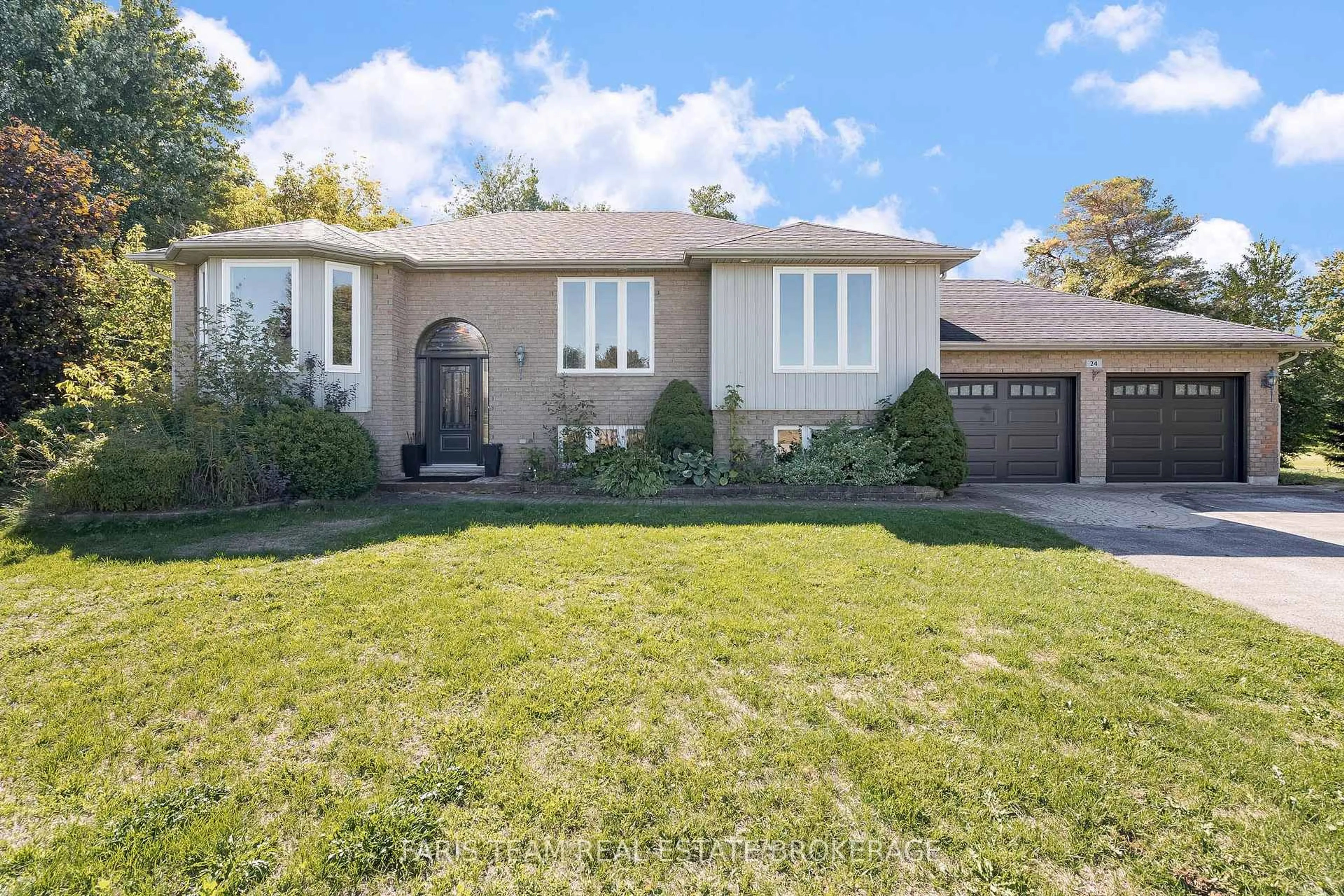 Home with brick exterior material, street for 24 Parr Blvd, Springwater Ontario L0M 1T2