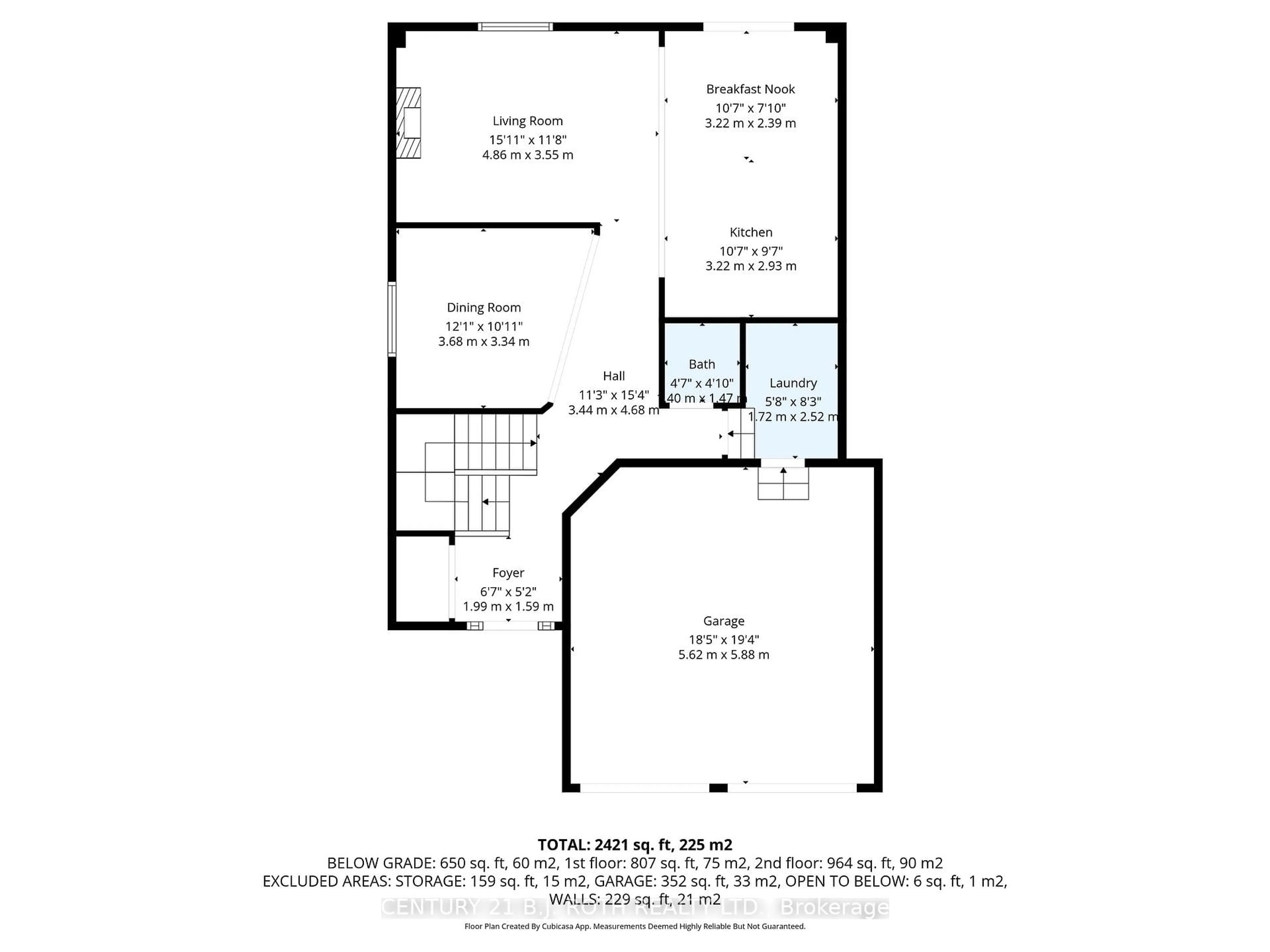 Floor plan for 24 Connaught Lane, Barrie Ontario L4M 0A6