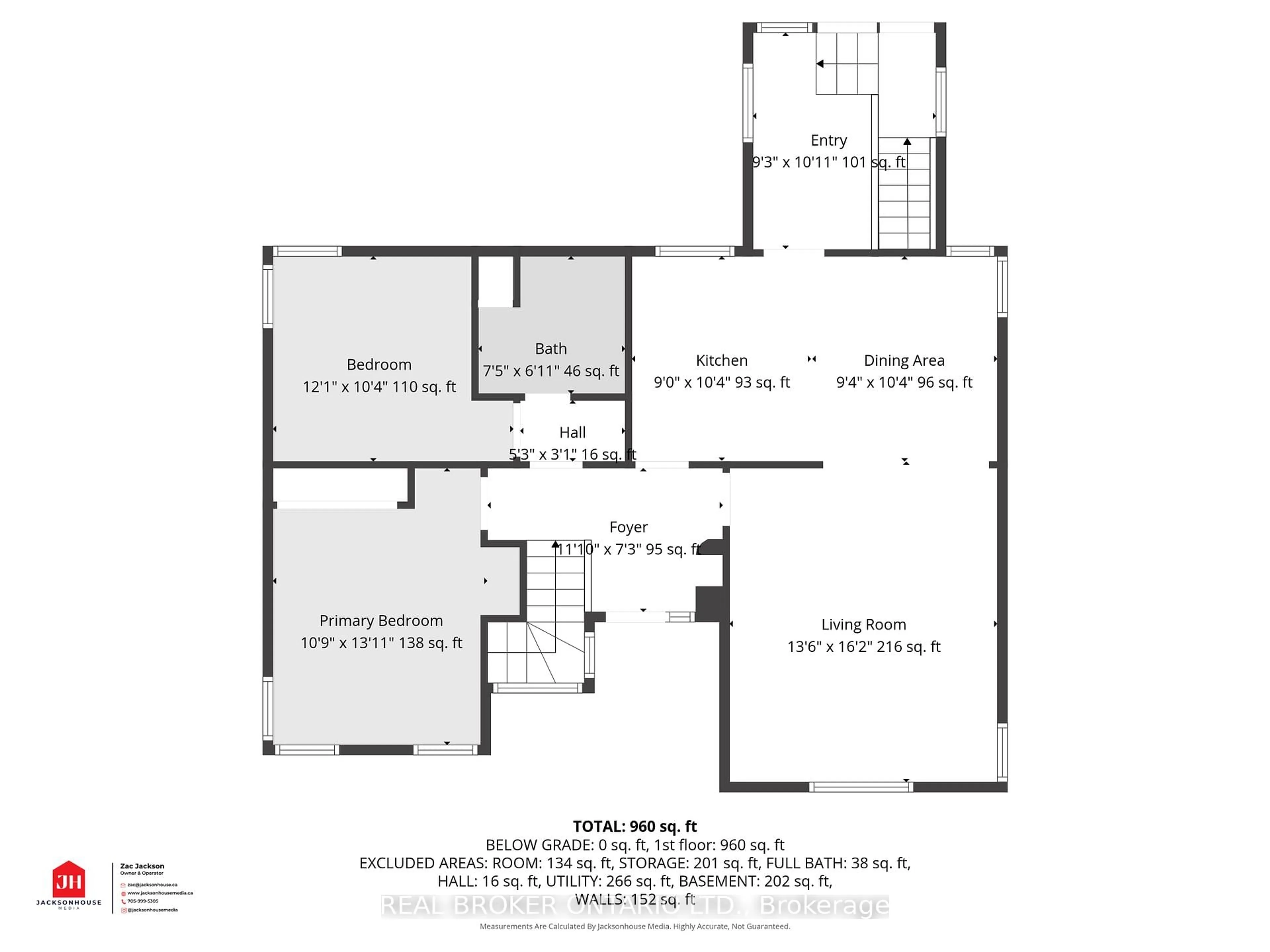 Floor plan for 20 Rose Ave, Orillia Ontario L3V 2N5
