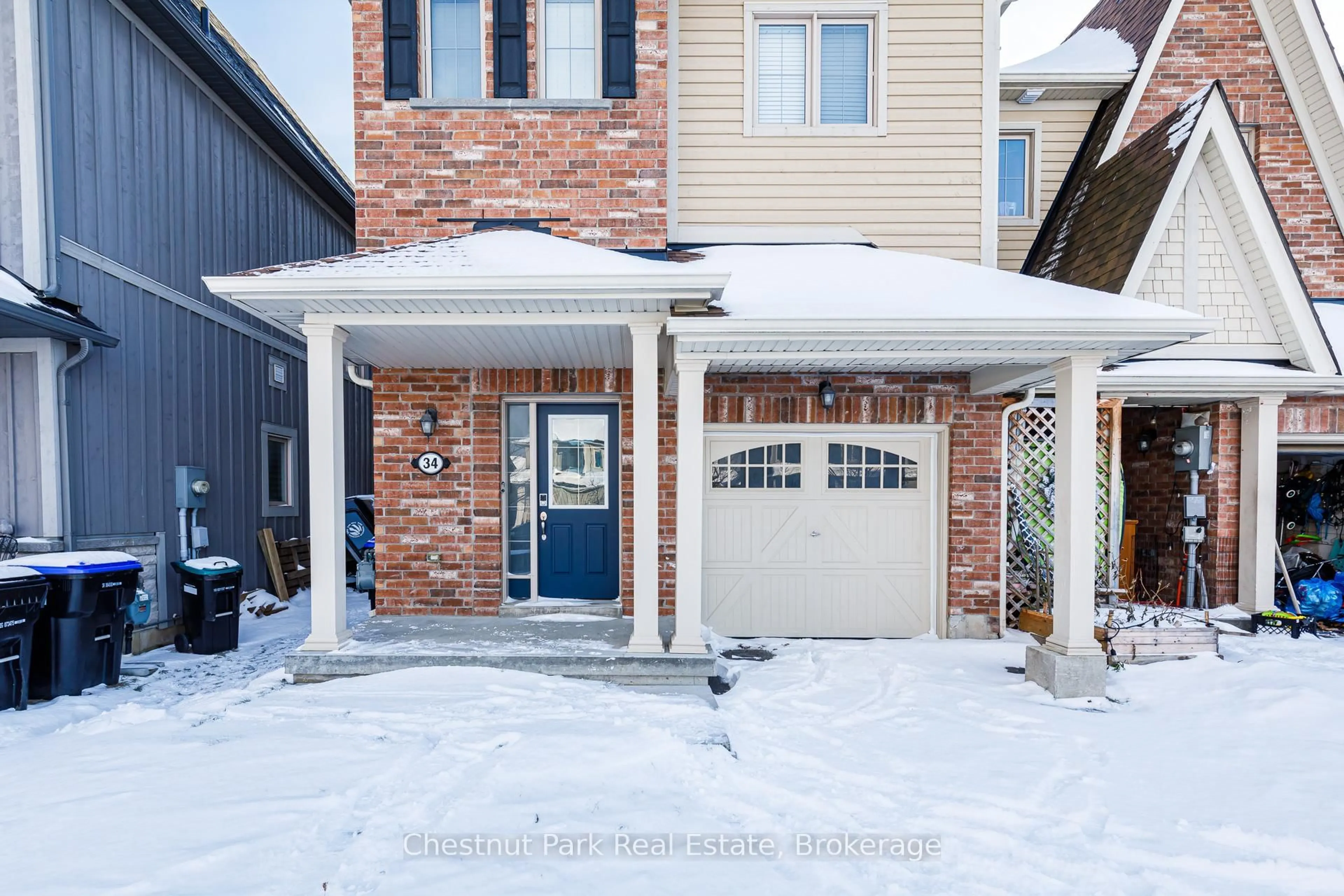 Home with brick exterior material, street for 34 Robertson St, Collingwood Ontario L9Y 0X1
