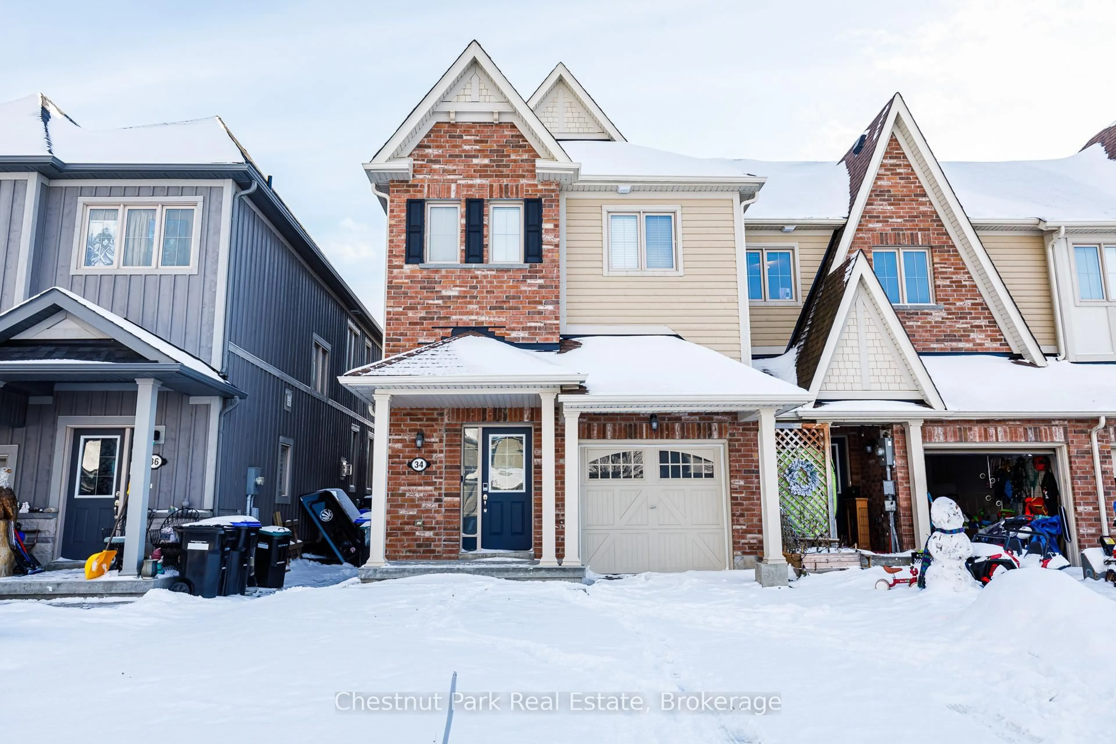 Home with brick exterior material, street for 34 Robertson St, Collingwood Ontario L9Y 0X1
