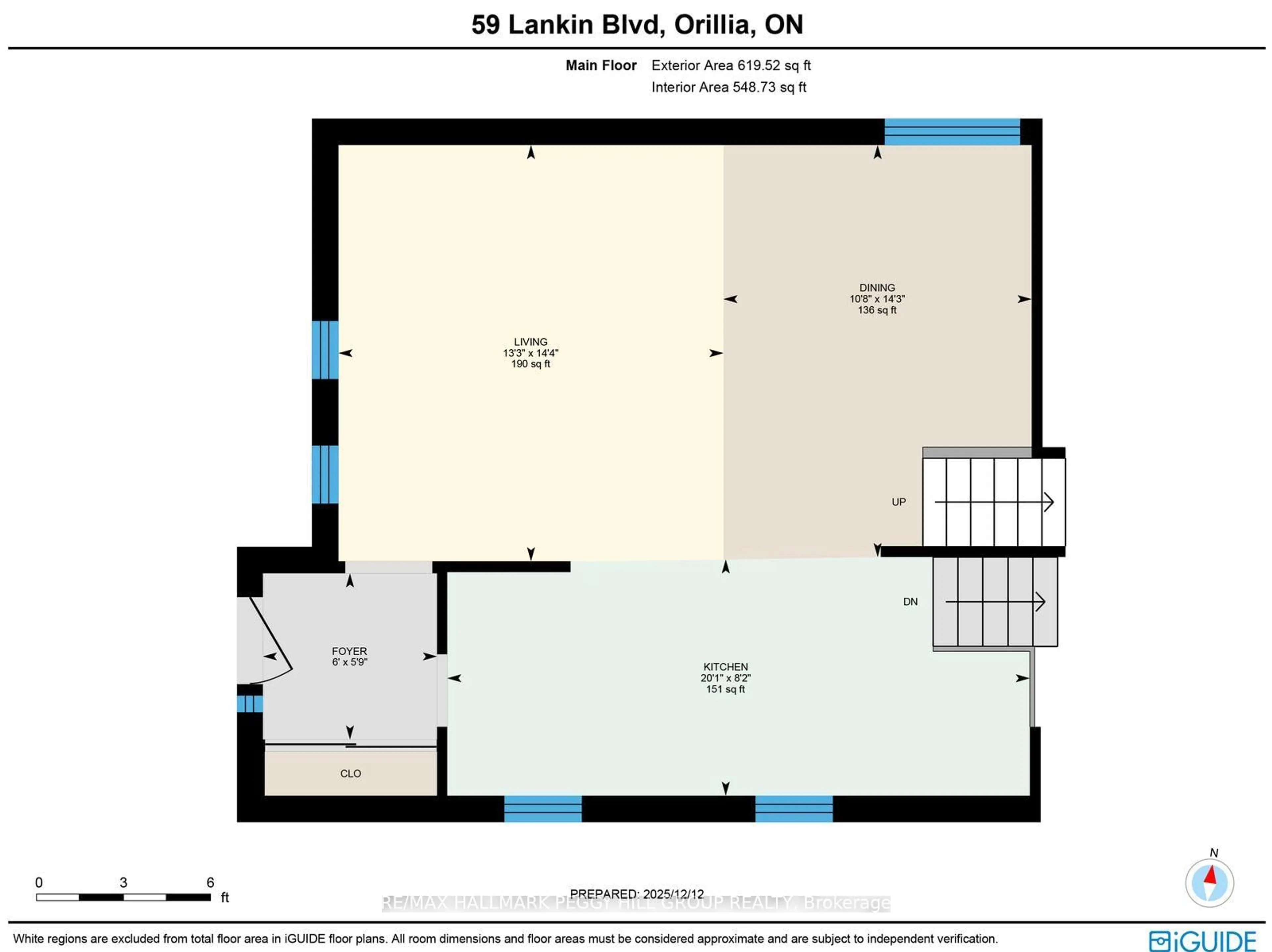 Floor plan for 59 Lankin Blvd, Orillia Ontario L3V 6T1