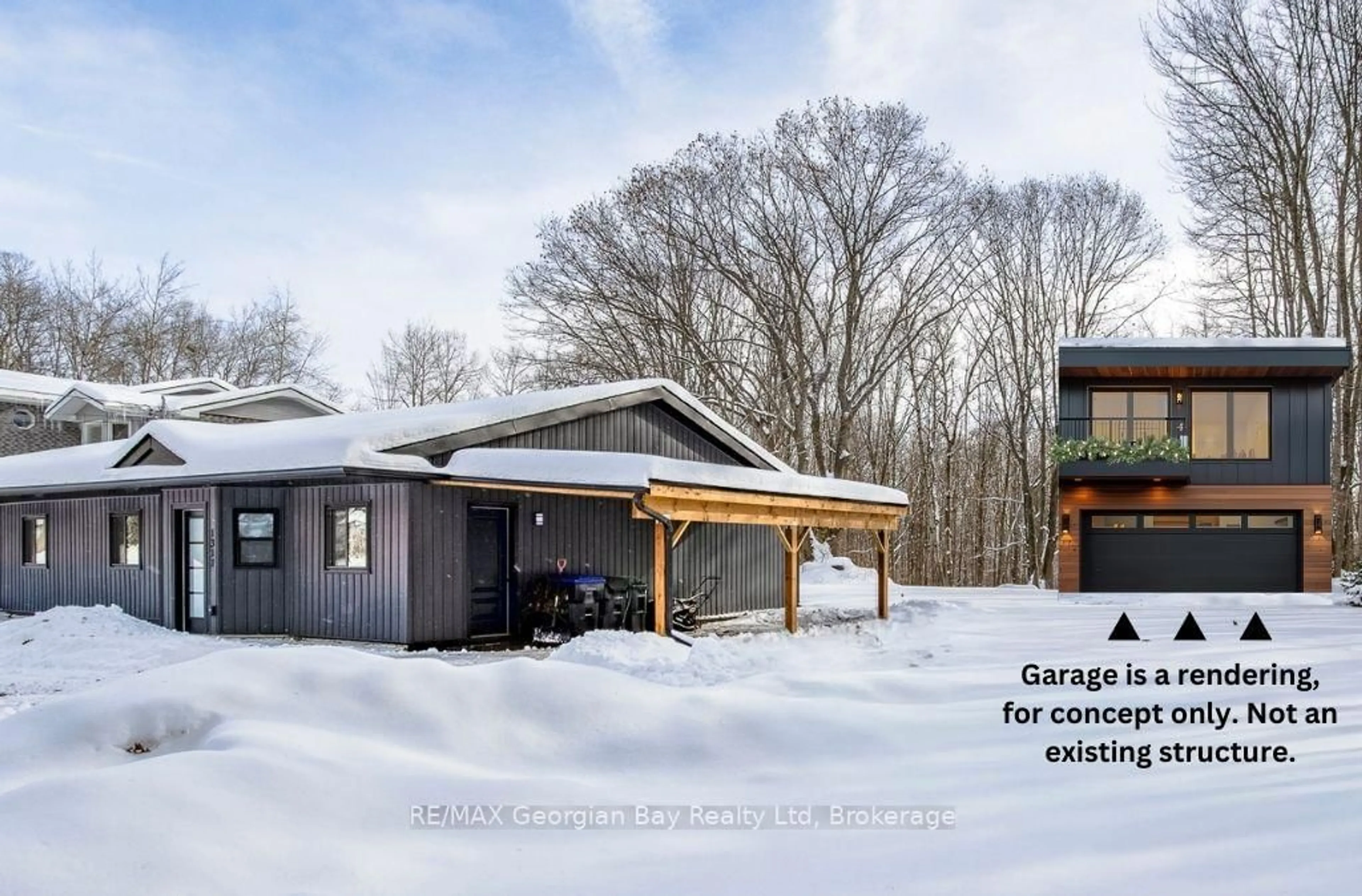 Indoor garage for 1311 Everton Rd, Midland Ontario L4R 5J5