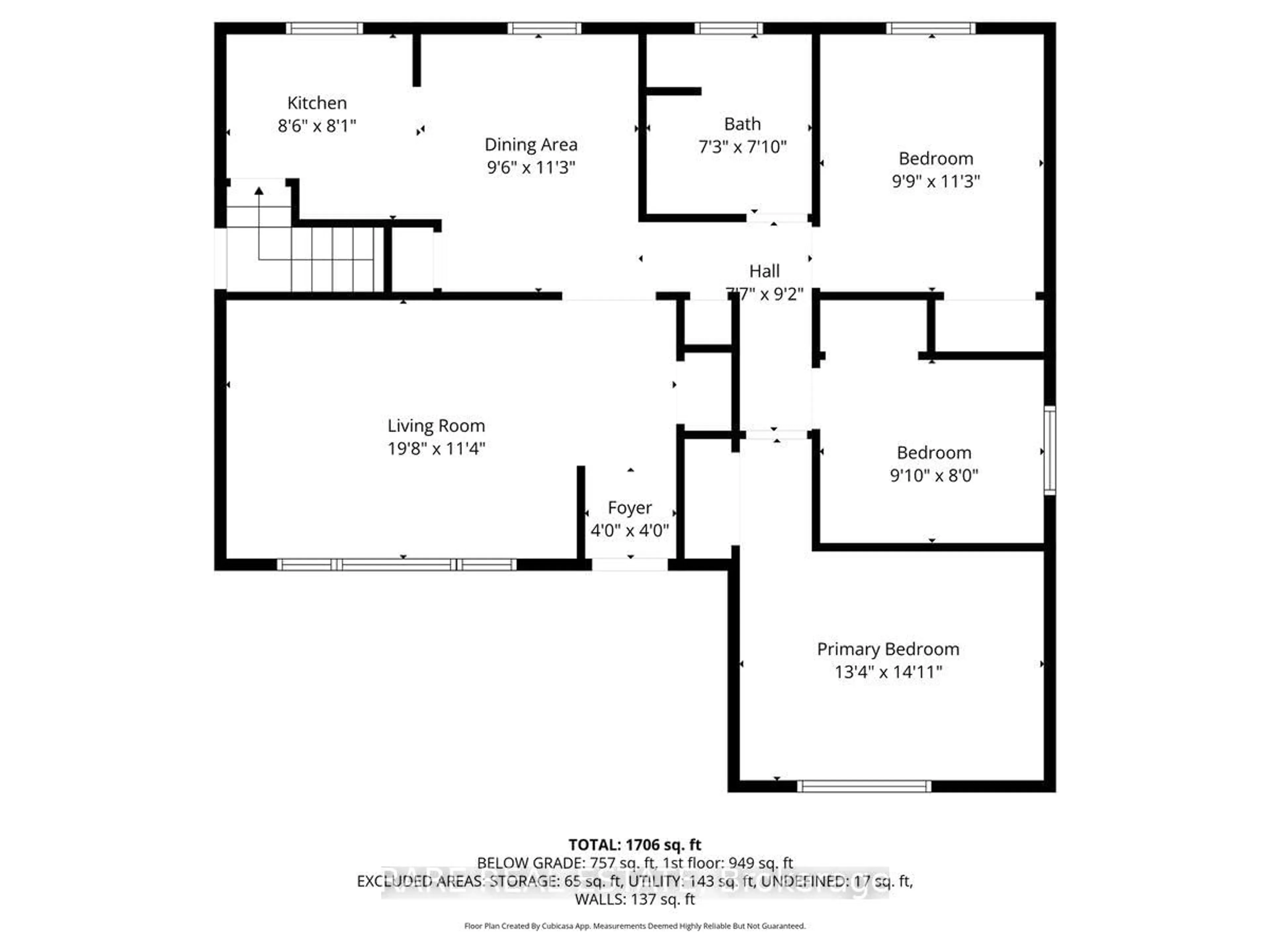 Floor plan for 24 Lay St, Barrie Ontario L4M 4A7