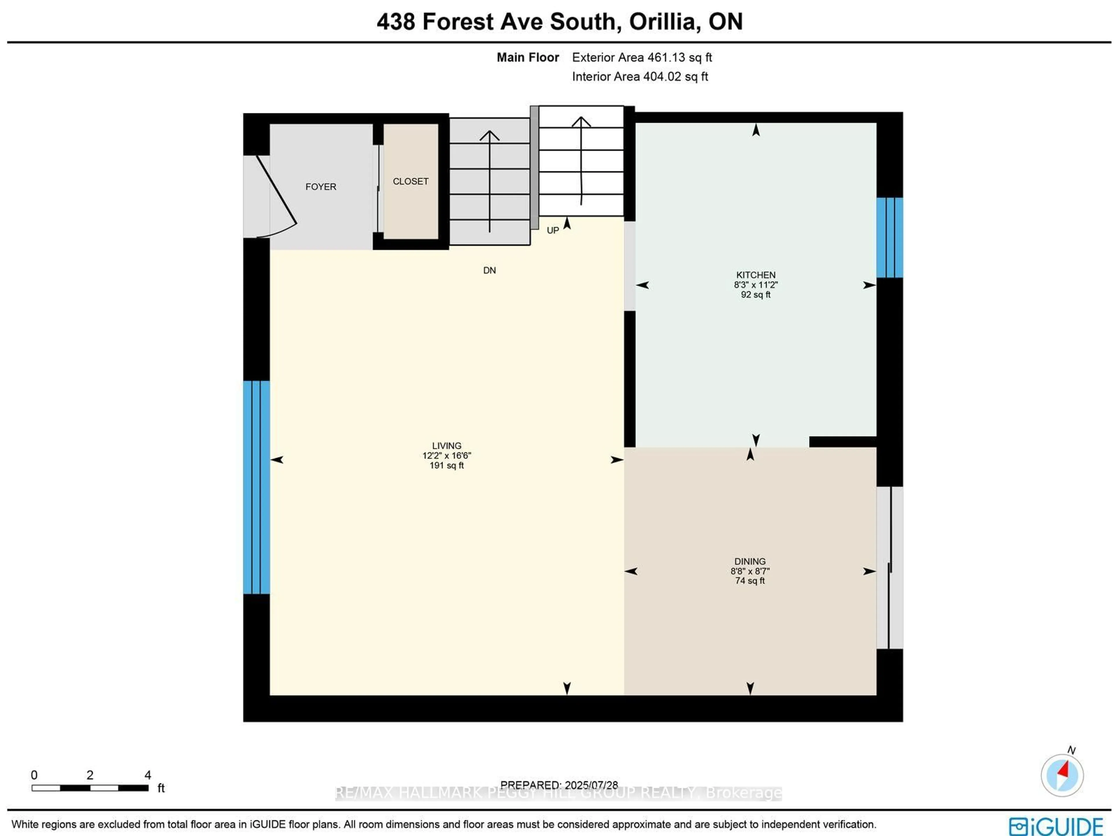 Floor plan for 438 Forest Ave, Orillia Ontario L3V 4A1