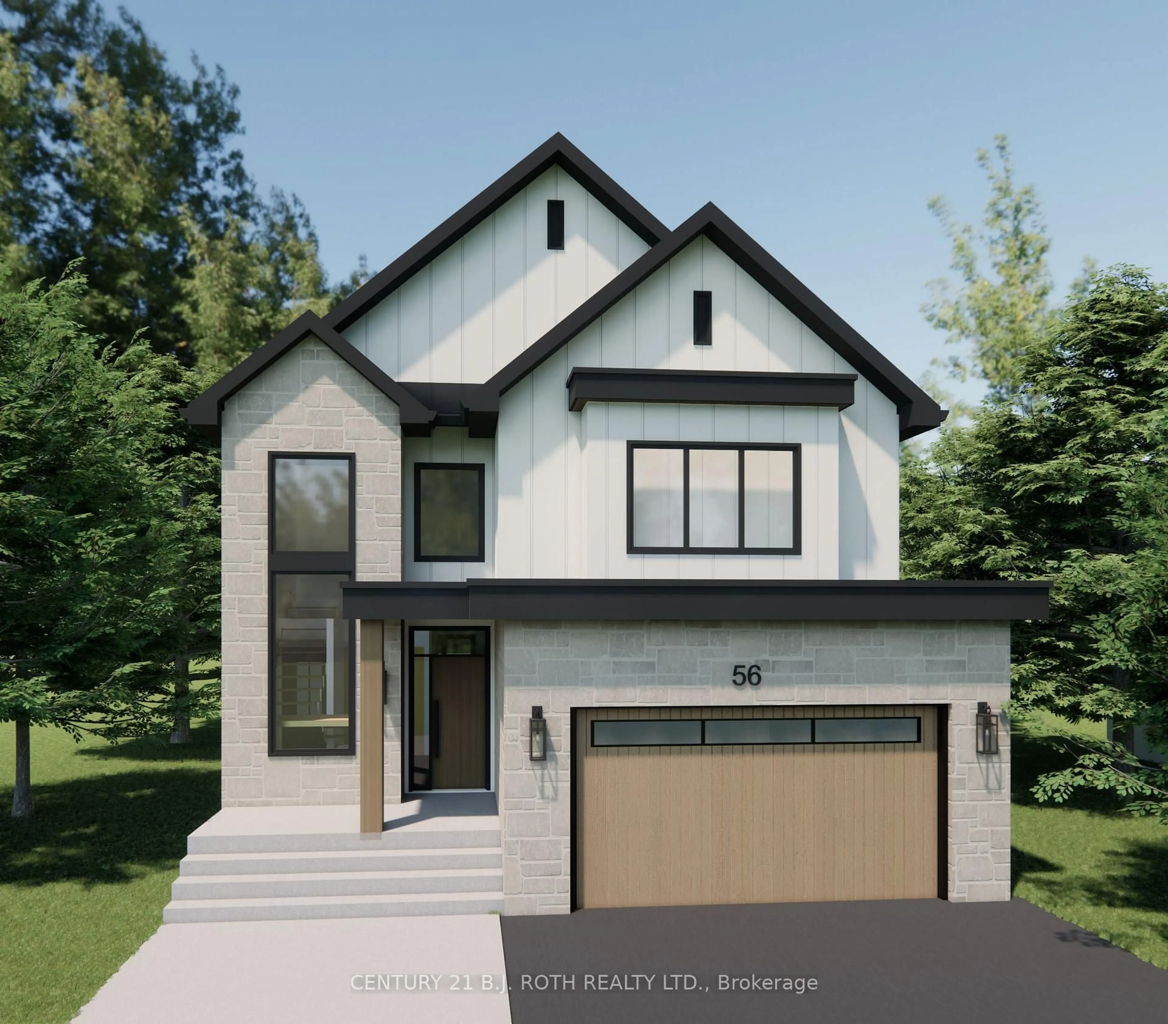 Home with brick exterior material, street for 56 Brennan Ave, Barrie Ontario L4N 4B1