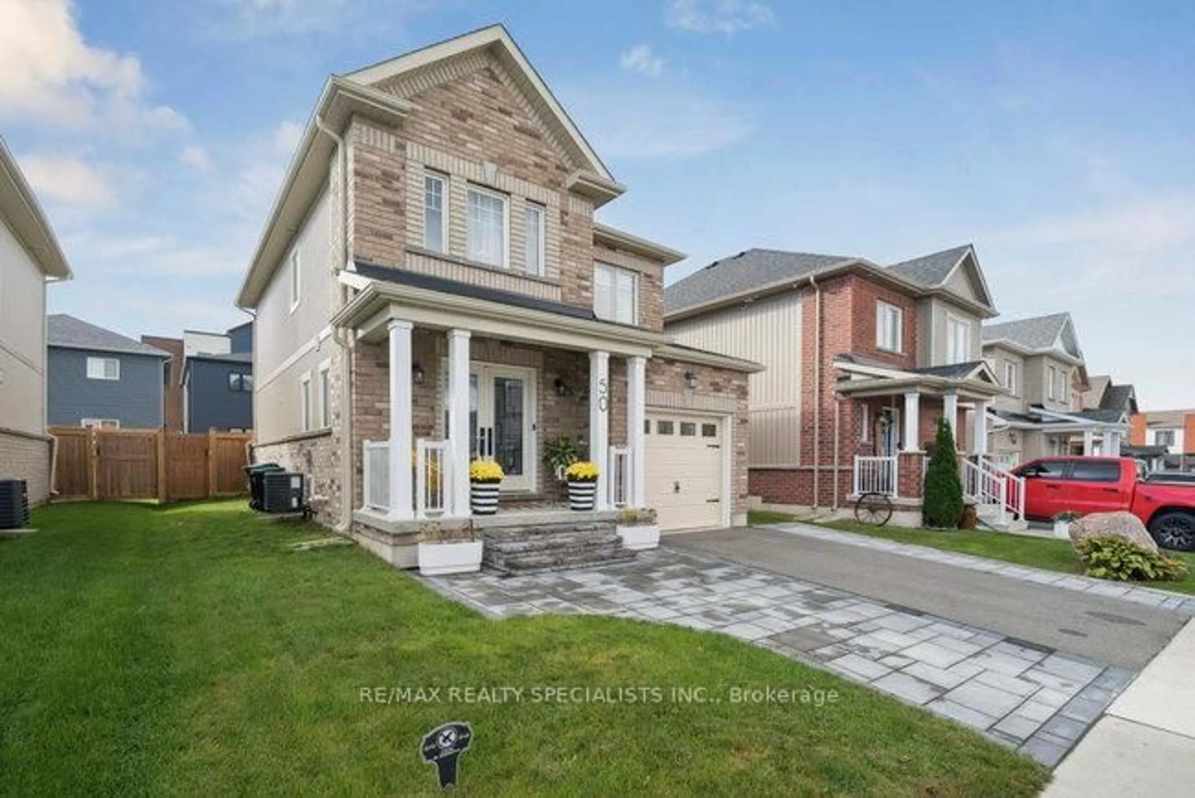 Home with brick exterior material, street for 50 Olympic Gate, Barrie Ontario L9J 0H9