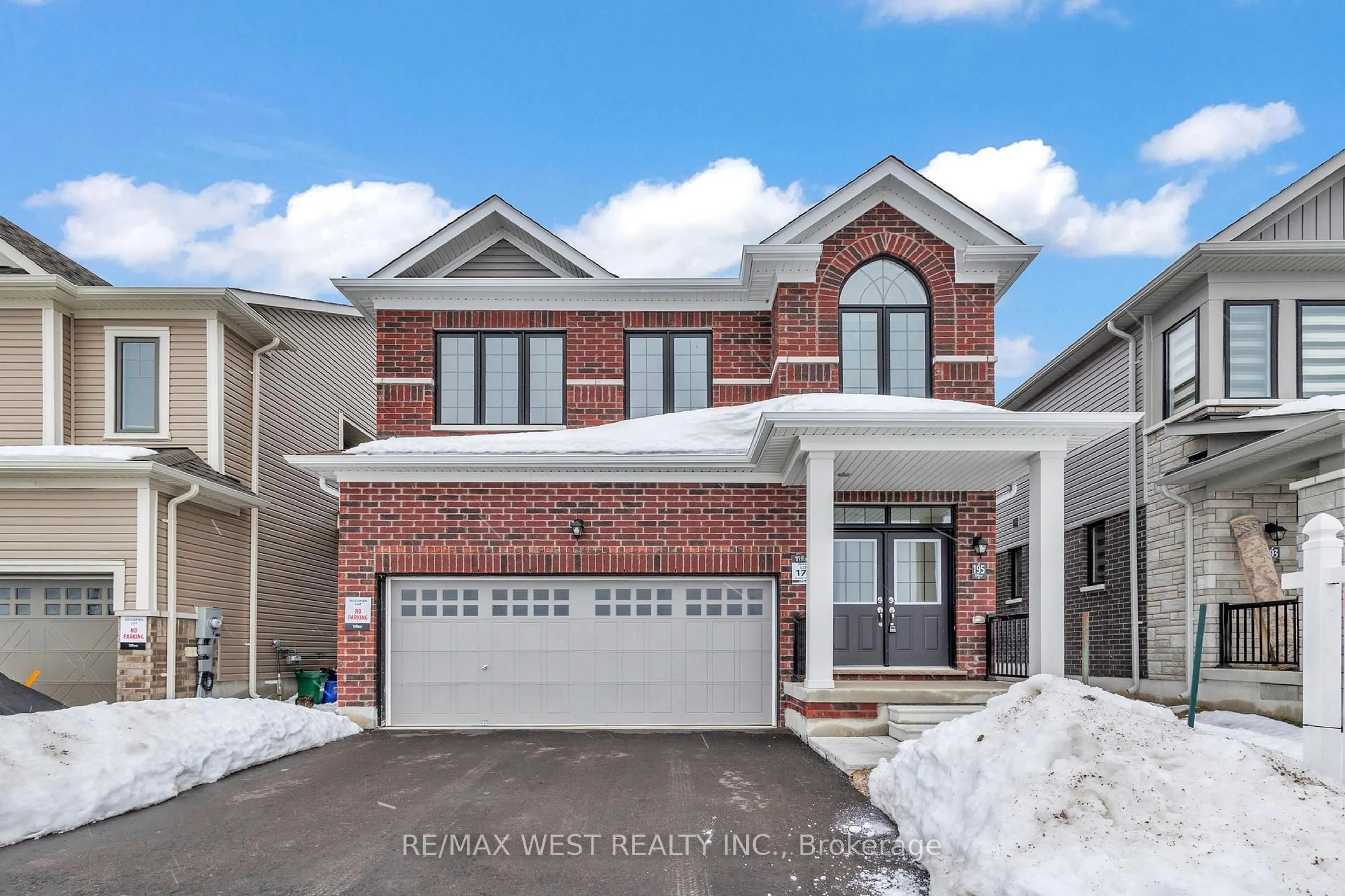 Home with brick exterior material, street for 195 Terry Fox Dr, Barrie Ontario L9J 0C4