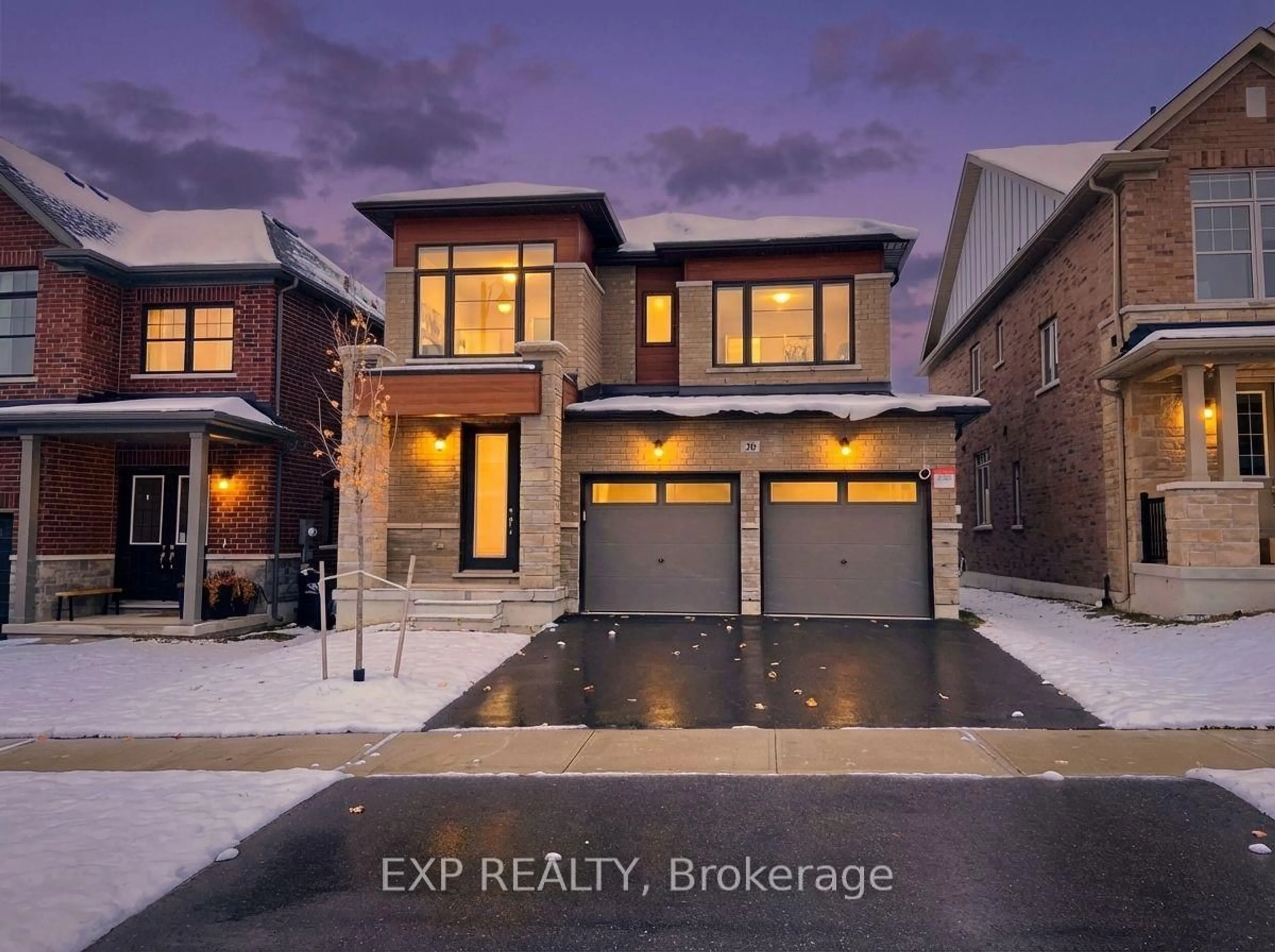 Home with brick exterior material, street for 20 Daffodil Rd, Springwater Ontario L0L 1Y3