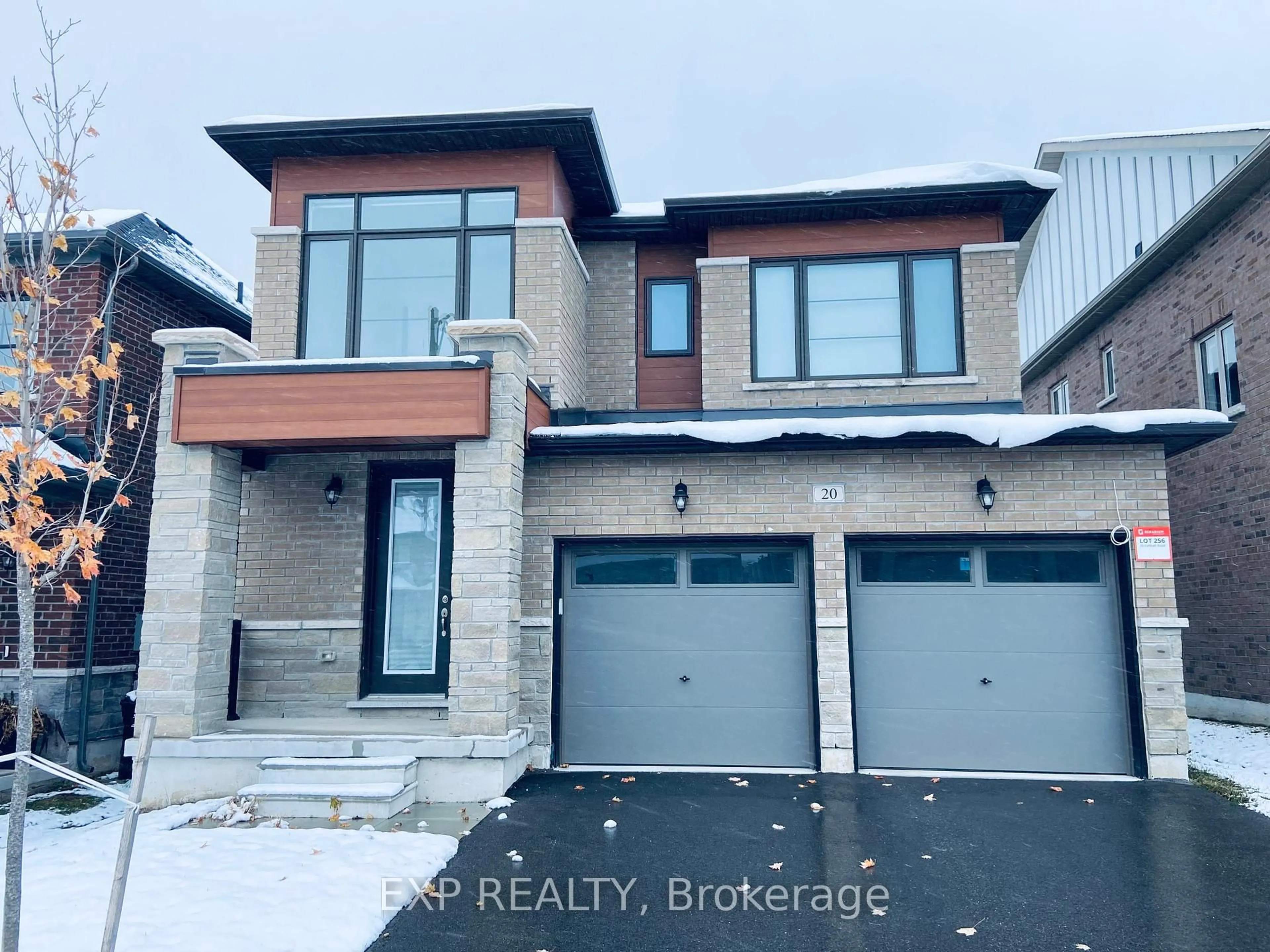 Home with brick exterior material, street for 20 Daffodil Rd, Springwater Ontario L0L 1Y3