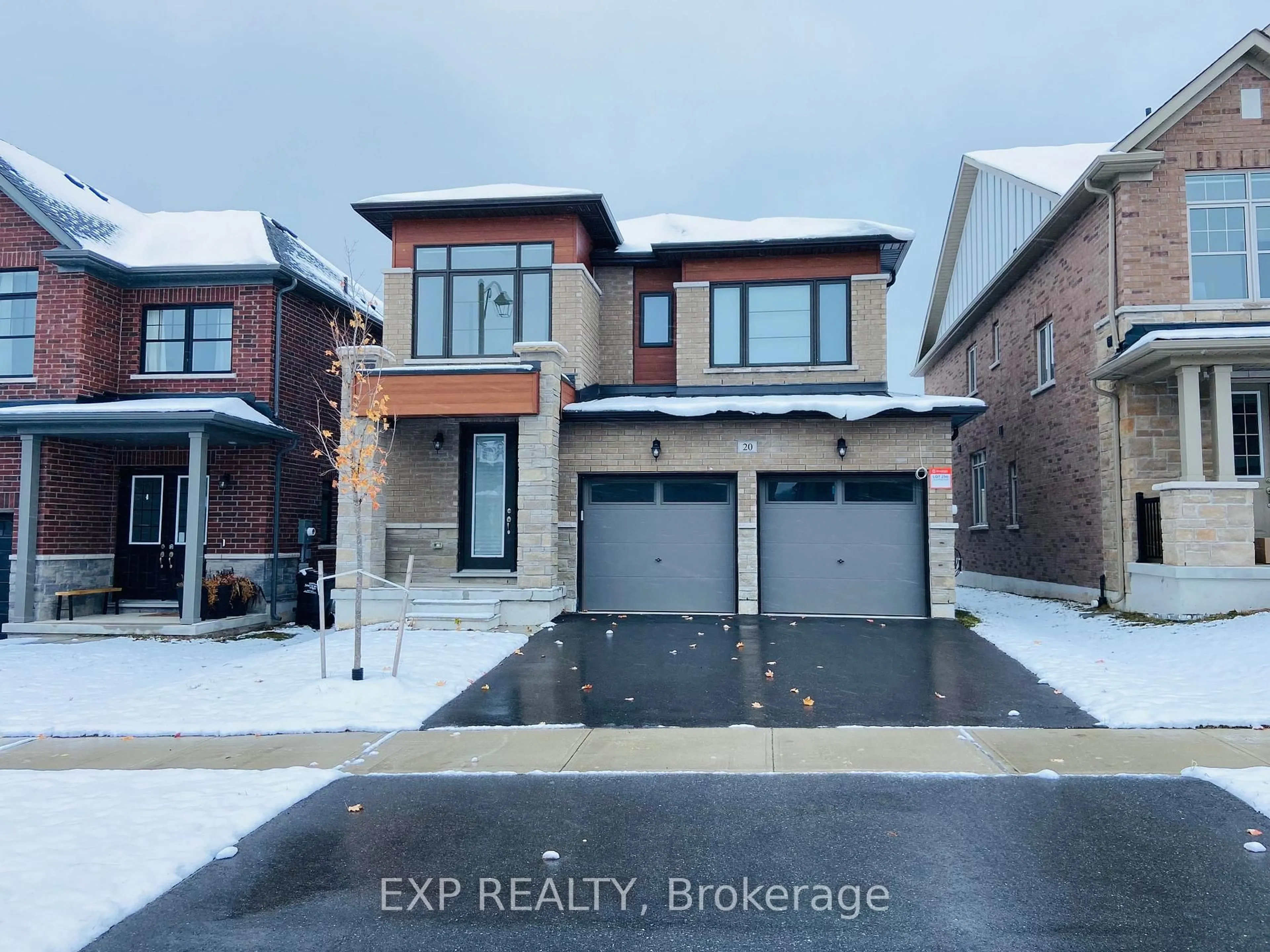 Home with brick exterior material, street for 20 Daffodil Rd, Springwater Ontario L0L 1Y3