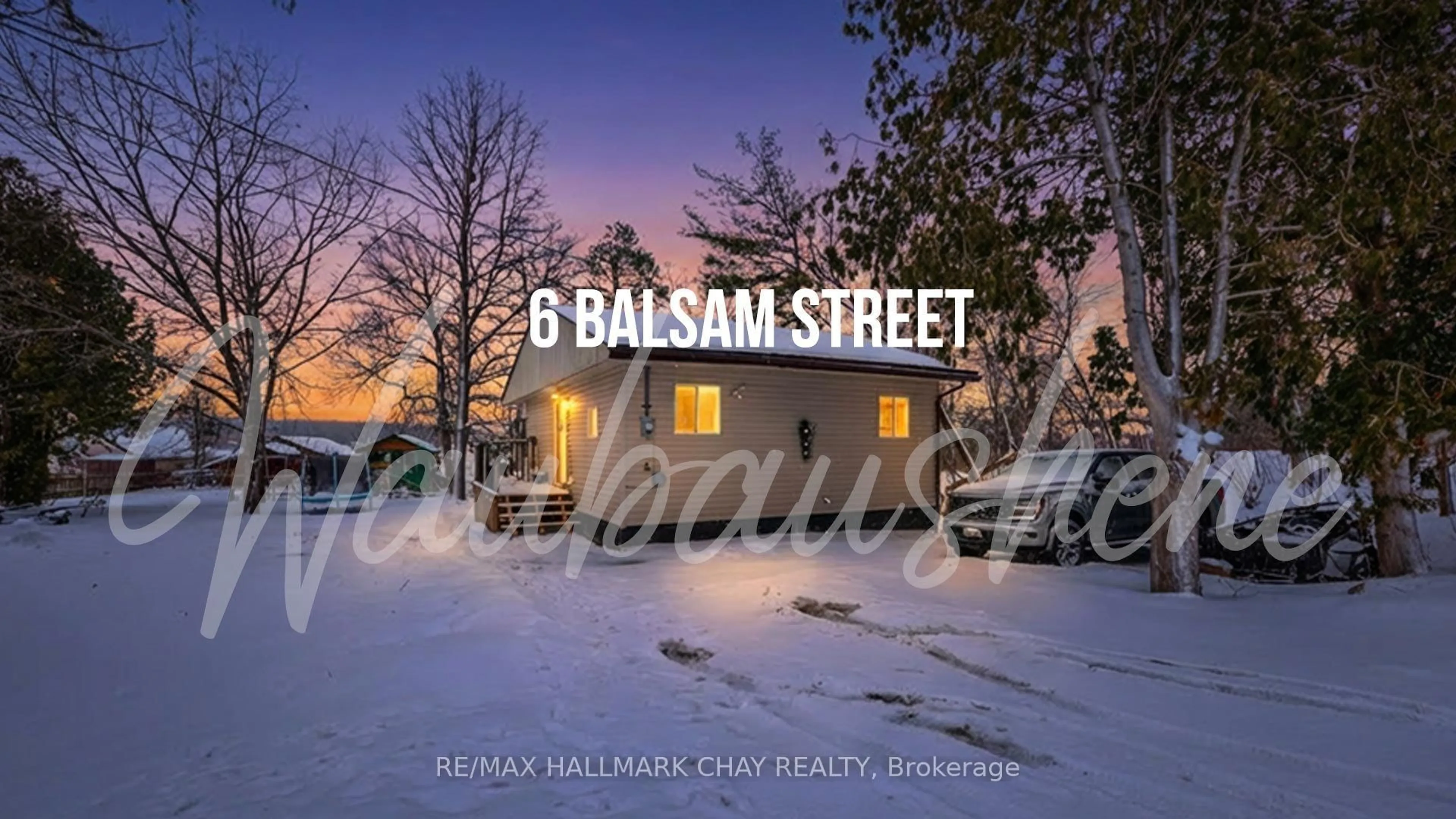 A pic from outside/outdoor area/front of a property/back of a property/a pic from drone, street for 6 Balsam St, Tay Ontario L0K 2C0