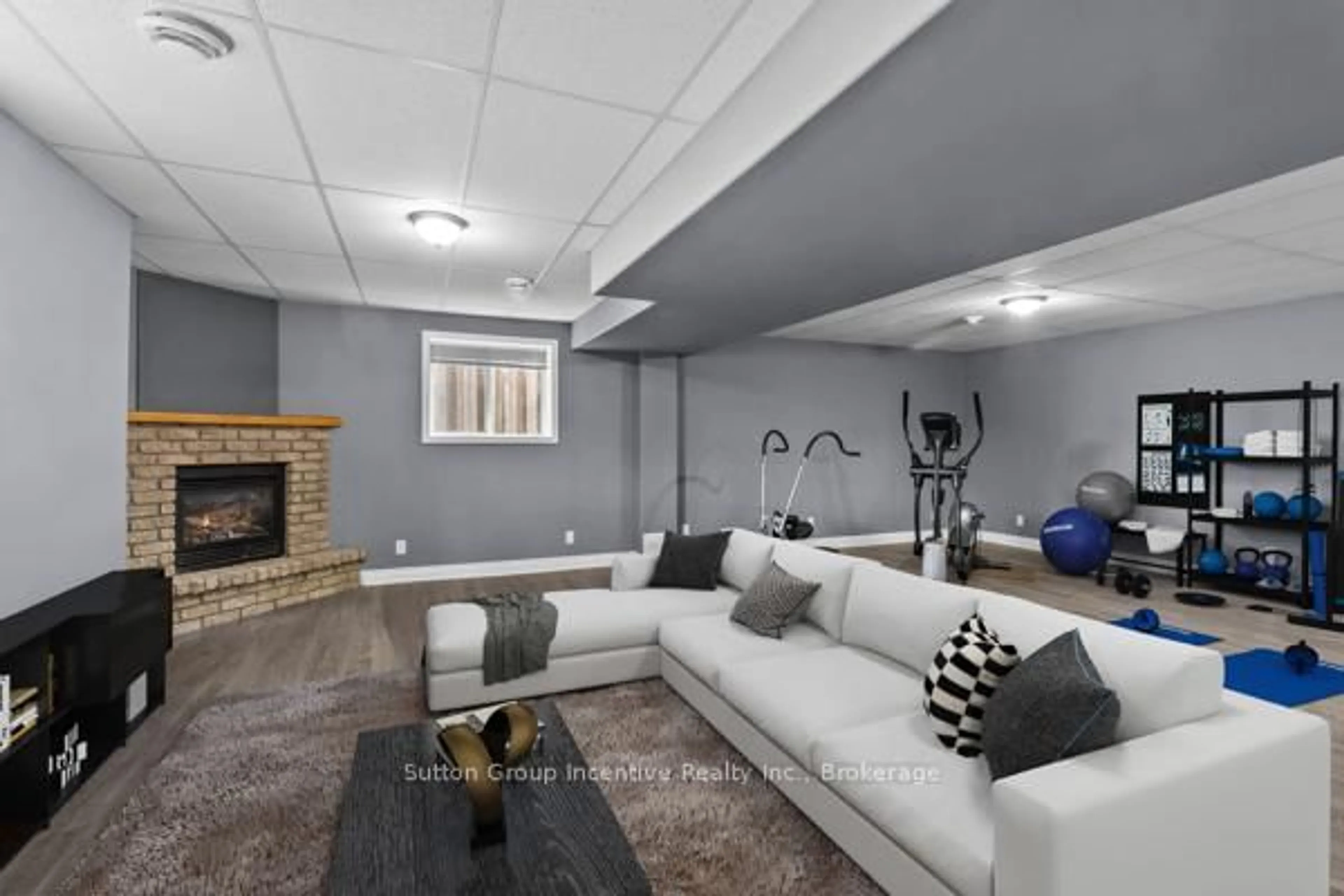 Living room with furniture, unknown for 22 Bourgeois Beach Rd, Tay Ontario L0K 2A0