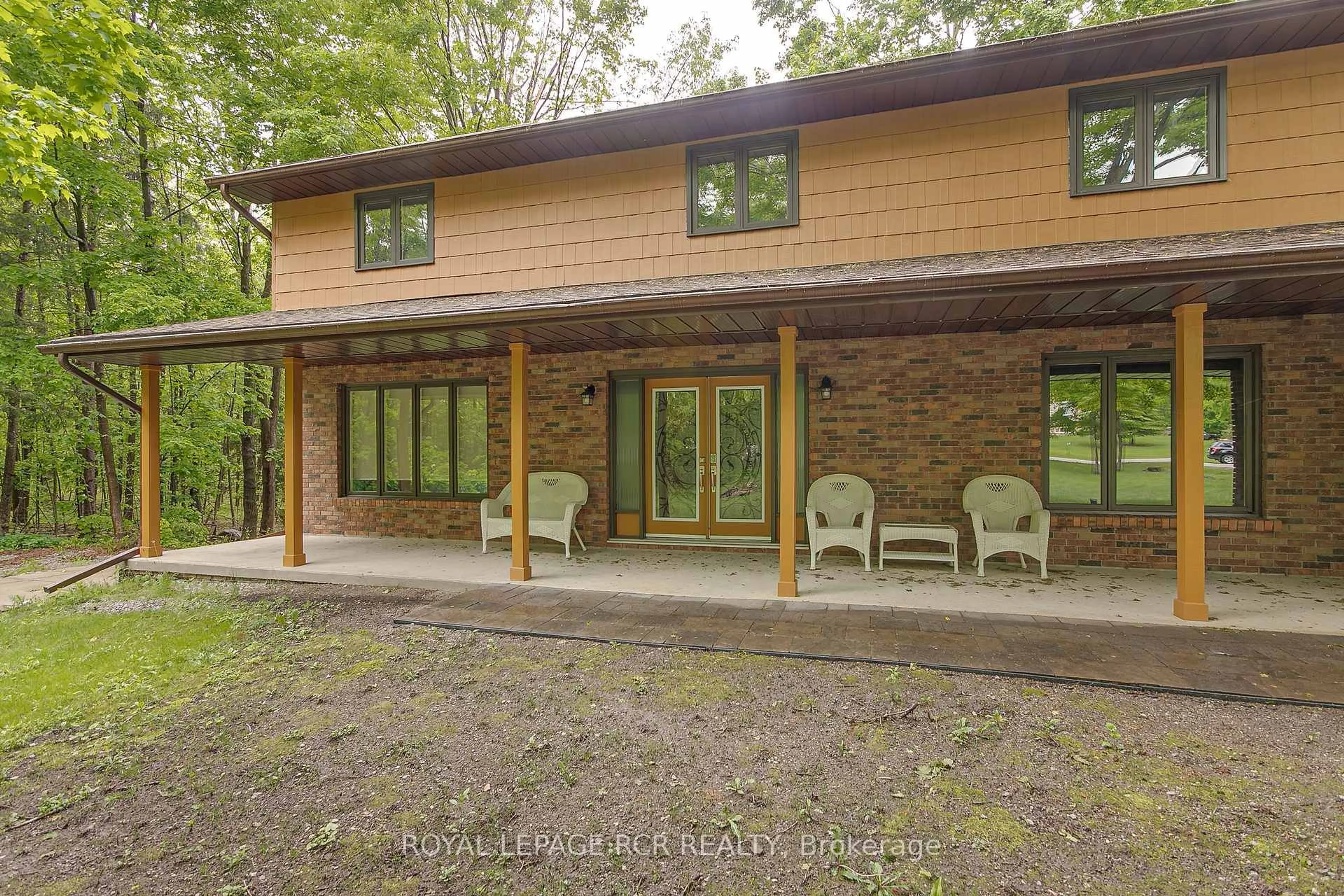 Home with brick exterior material, forest/trees view for 1369 Ryerson Blvd, Severn Ontario L3V 6H4