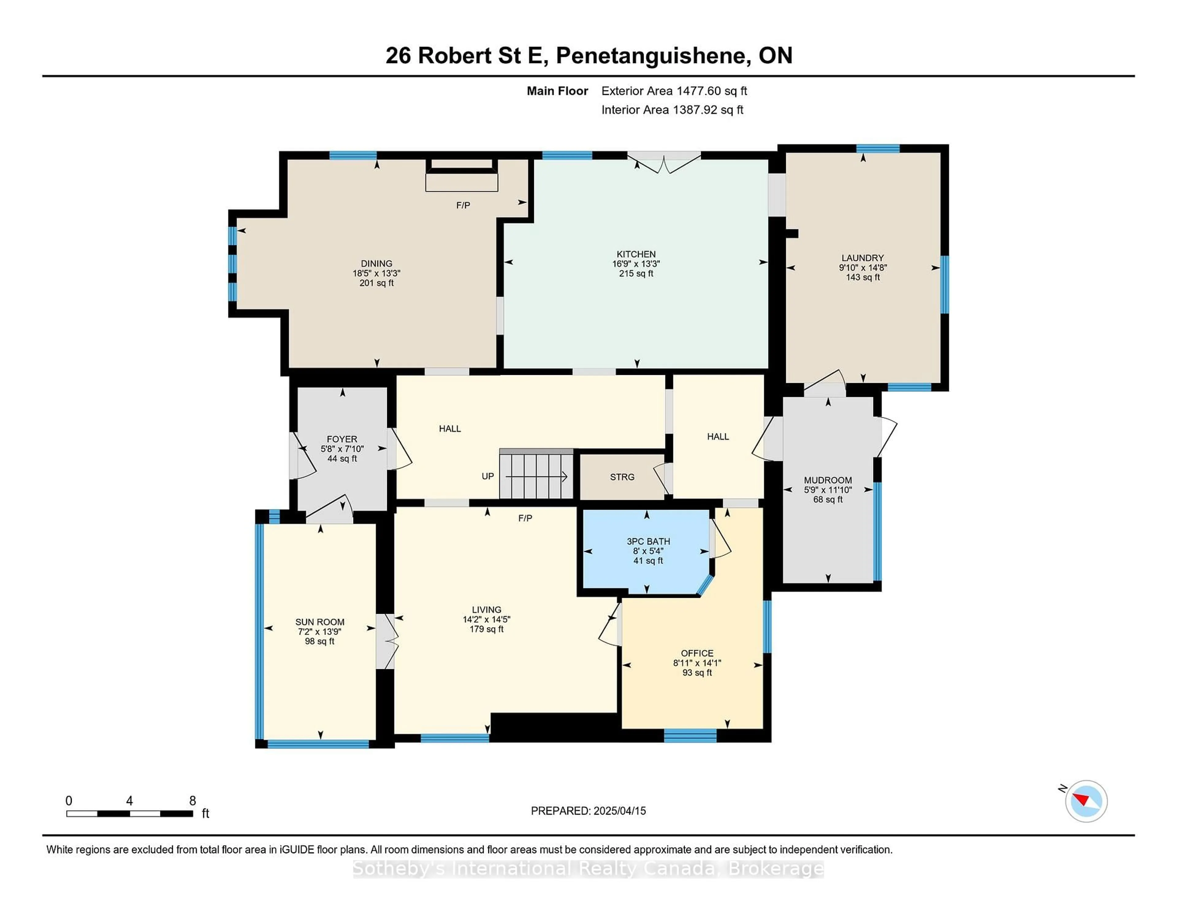 Floor plan for 26 Robert St, Penetanguishene Ontario L9M 1K7