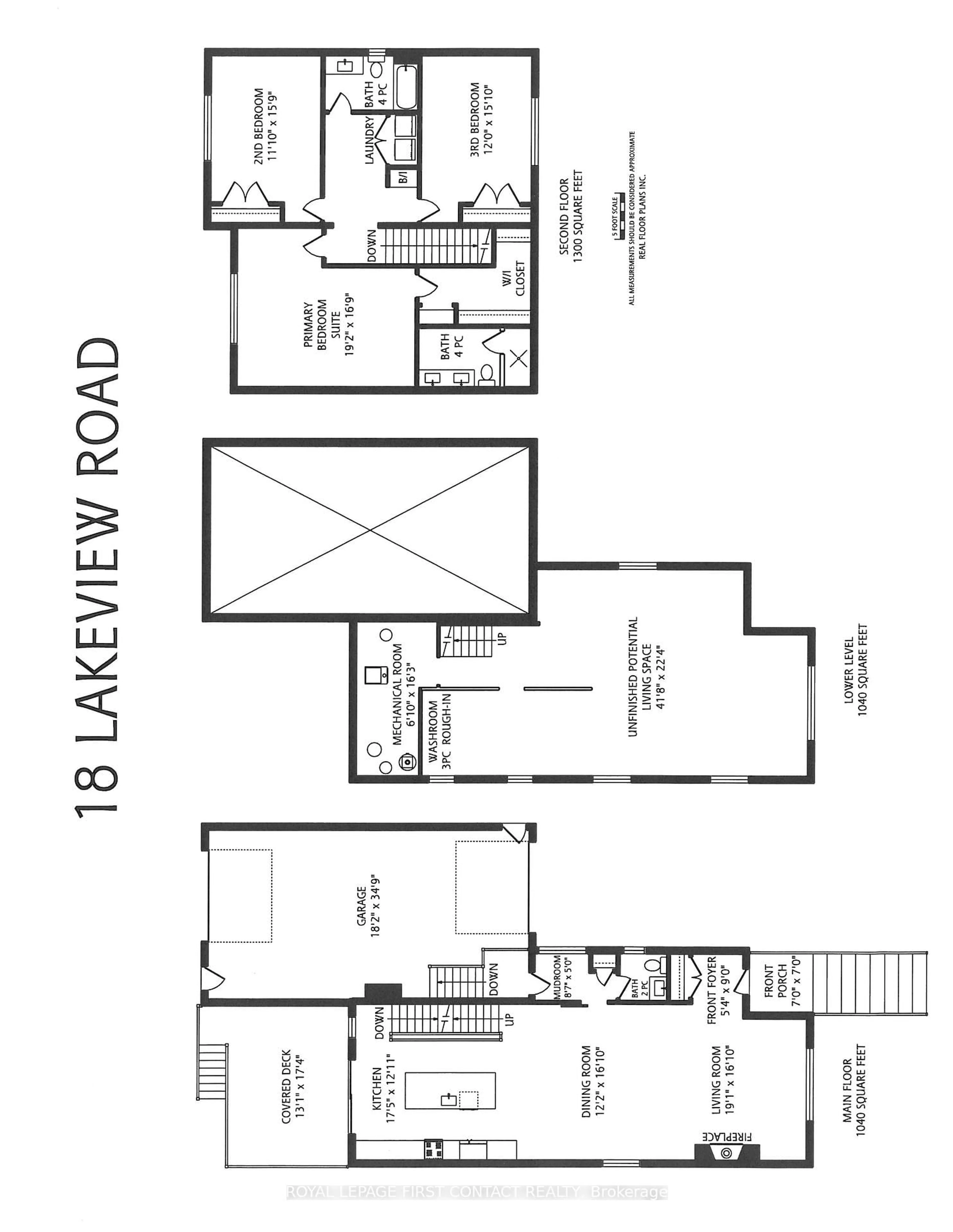 Floor plan for 18 Lakeview Rd, Oro-Medonte Ontario L0L 2E0