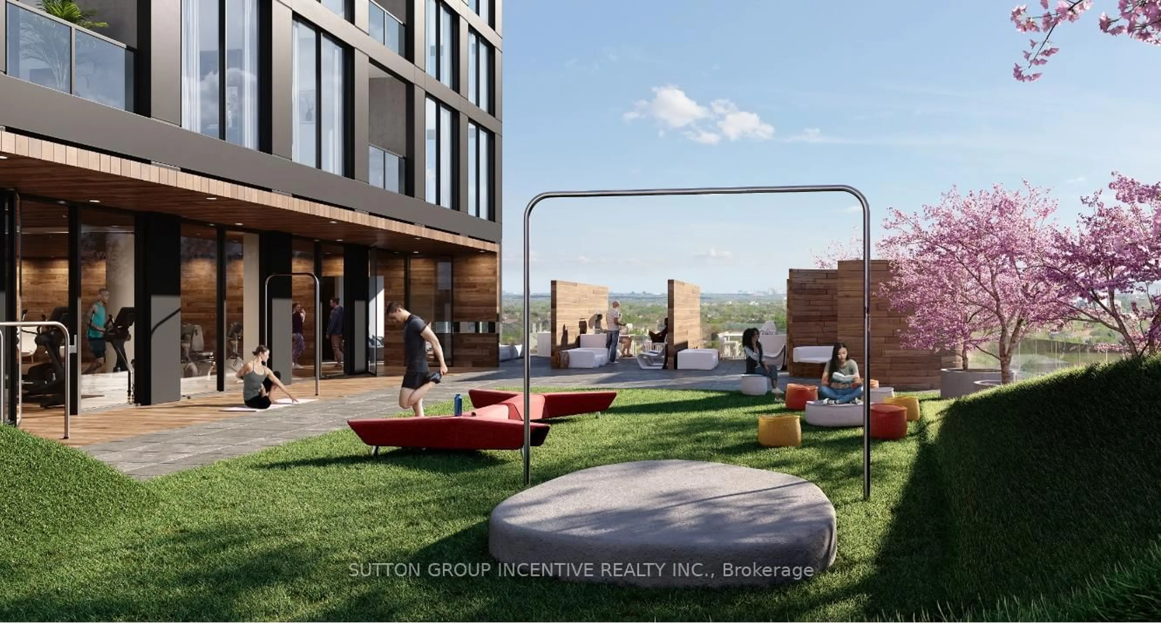 Patio, mountain view for 39 Mary St #802, Barrie Ontario L4N 1S9