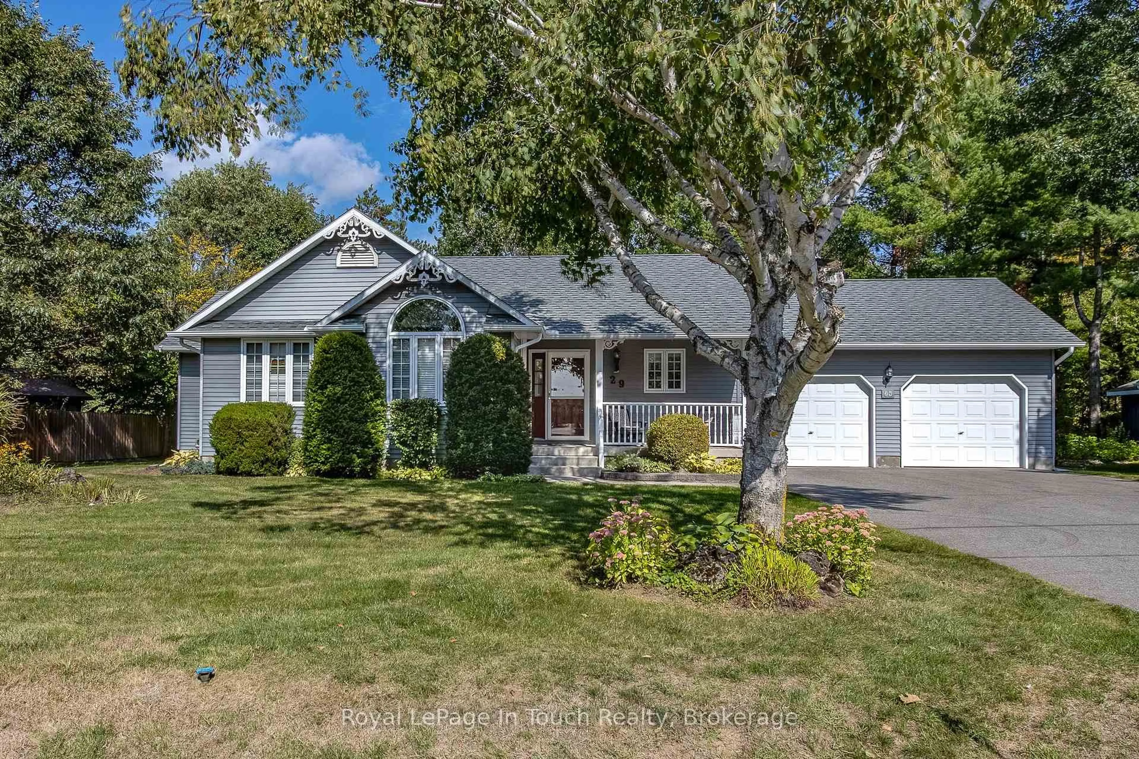 Home with vinyl exterior material, street for 29 Mary Jane Rd, Tiny Ontario L0L 2T0