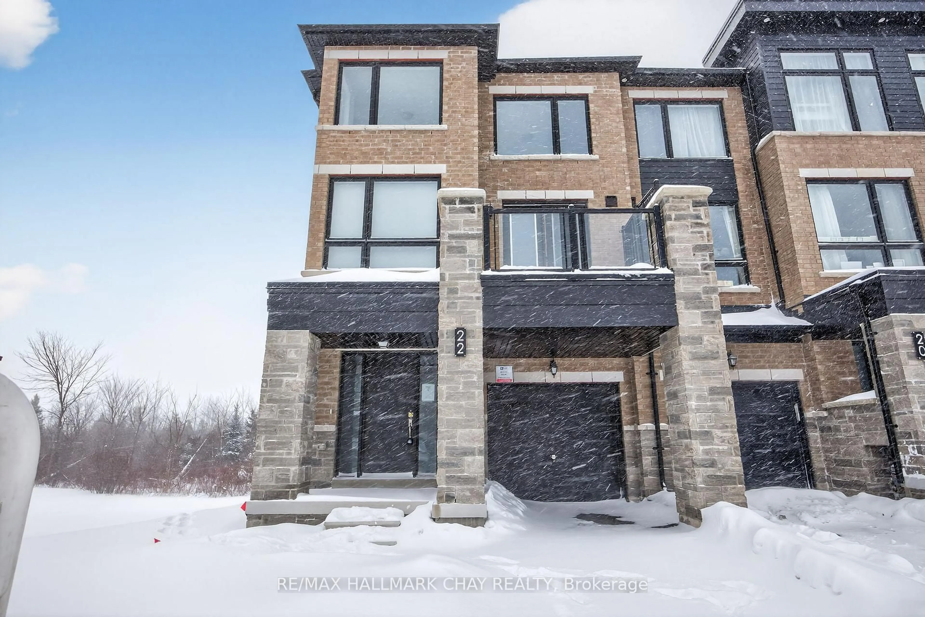 Home with brick exterior material, unknown for 22 Blue Forest Cres, Barrie Ontario L4N 0M2