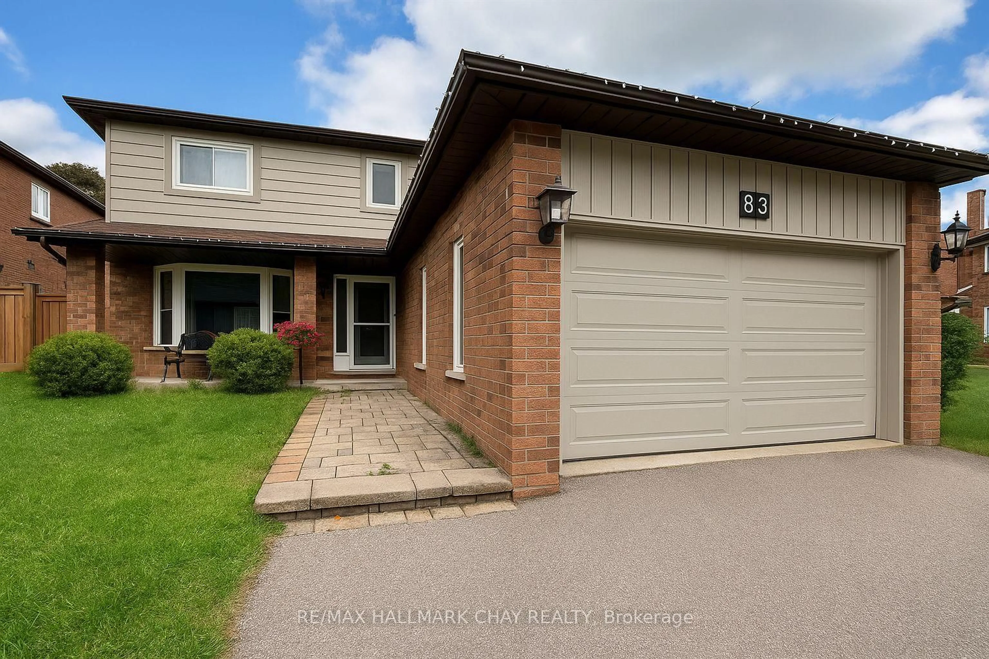 Home with brick exterior material, street for 83 TRILLIUM Cres, Barrie Ontario L4N 6H6