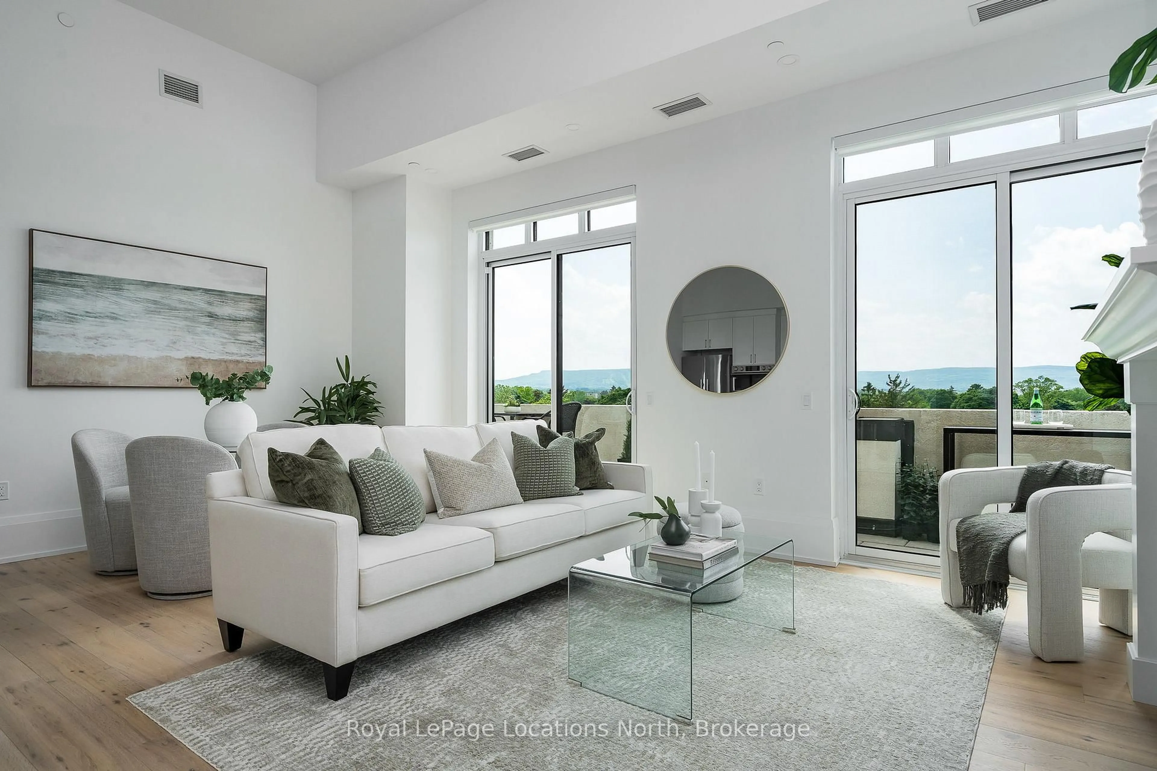 Living room with furniture, unknown for 1 Hume St #PH609, Collingwood Ontario L9Y 0X3