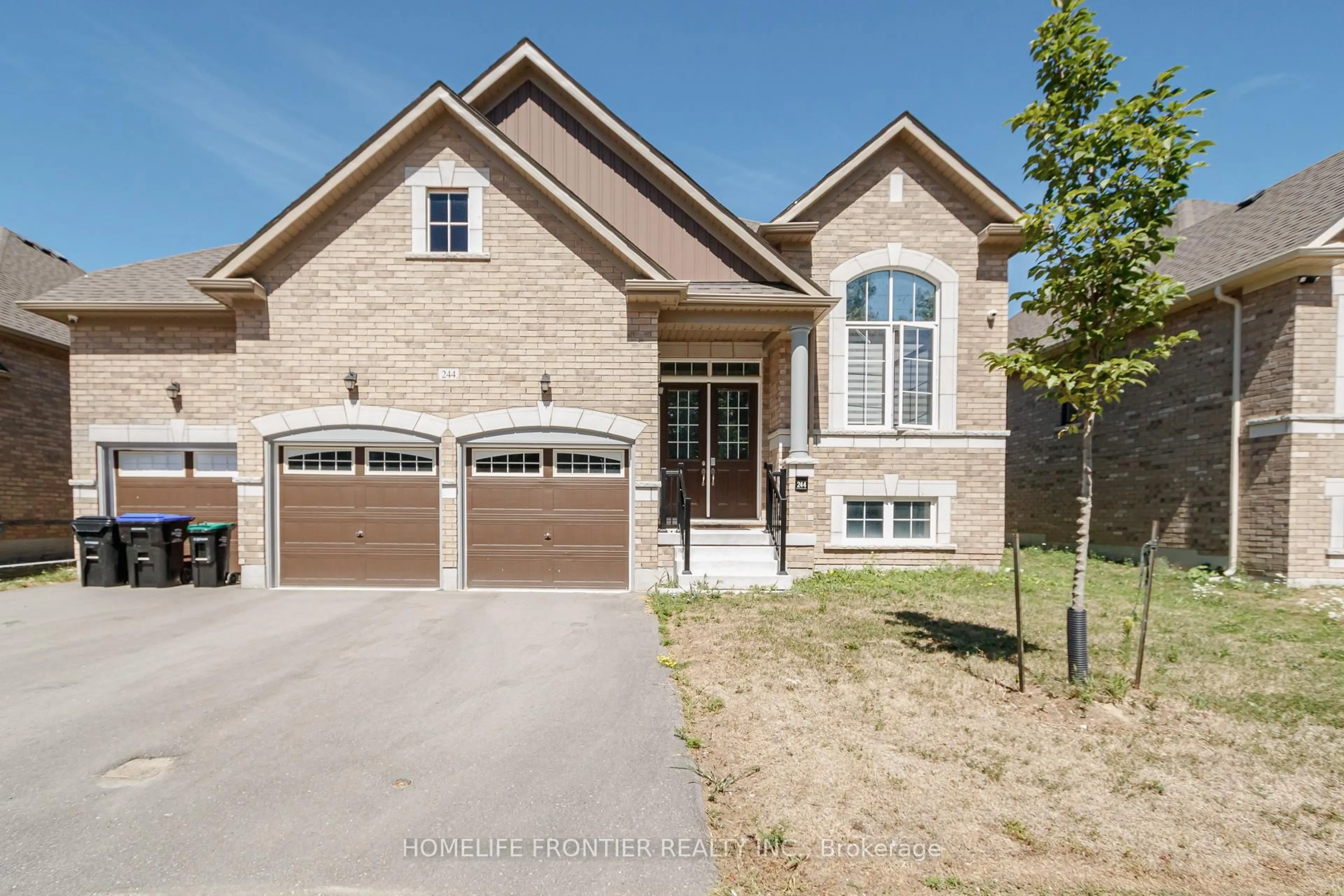 Home with brick exterior material, street for 244 Ramblewood Dr, Wasaga Beach Ontario L9Z 0L5