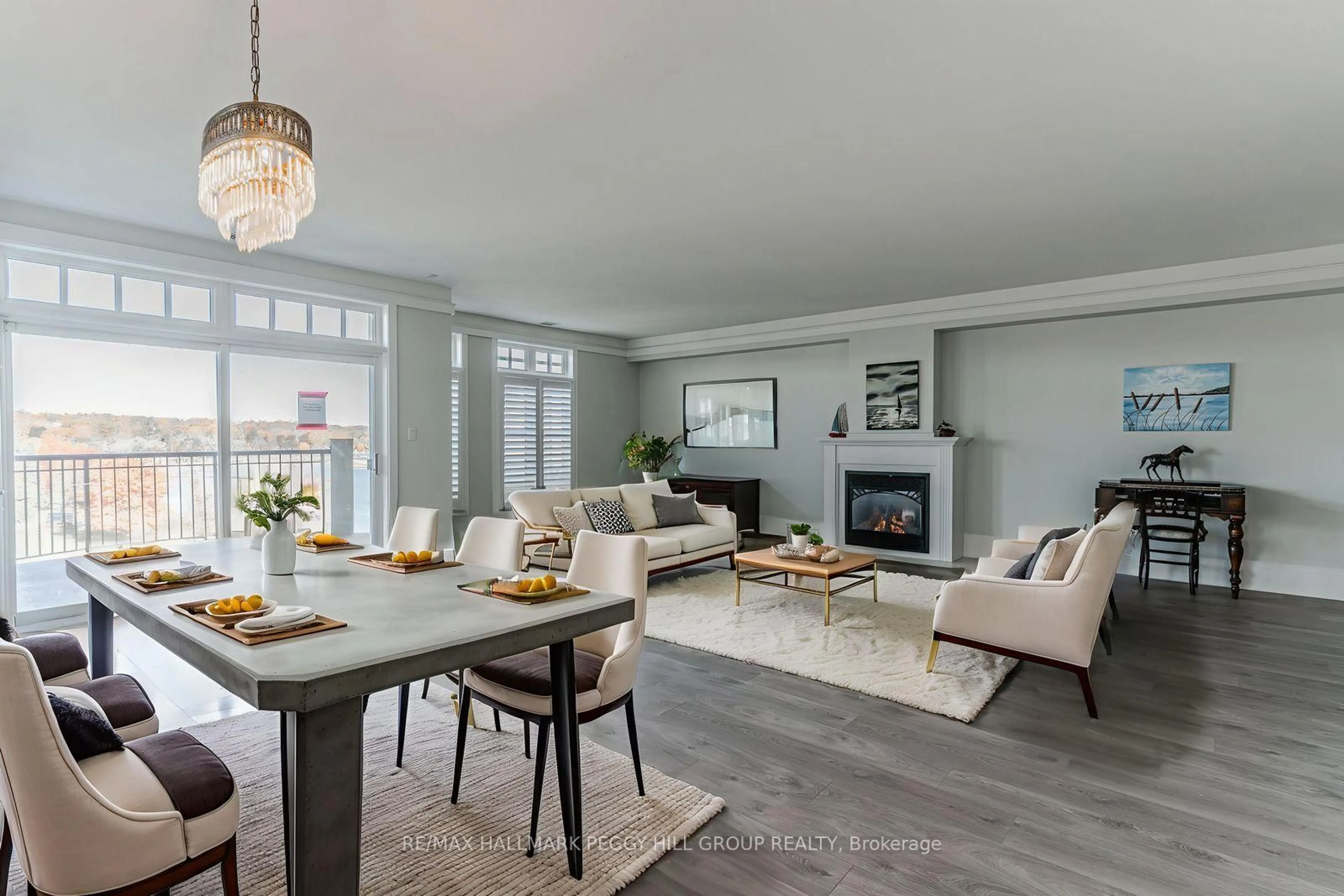 Living room with furniture, unknown for 140 Cedar Island Rd #401, Orillia Ontario L3V 1T1