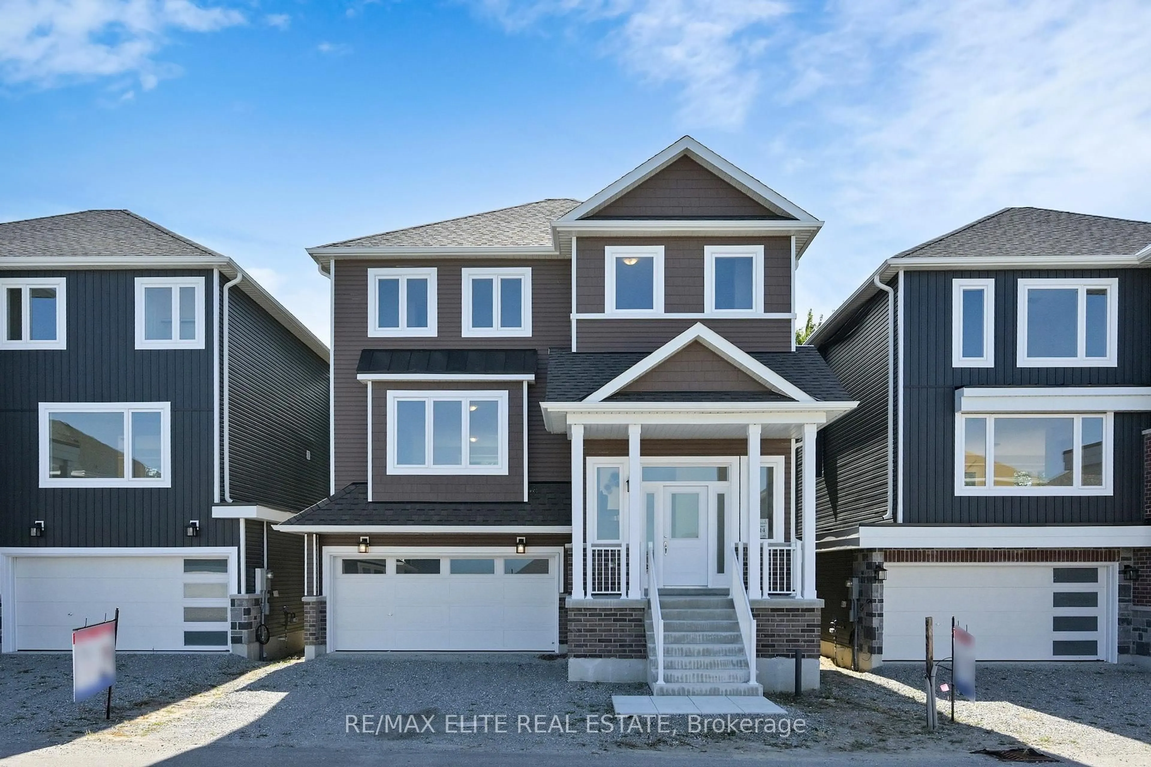 Home with vinyl exterior material, street for lot 10 Hampton Lane, Barrie Ontario L4N 6H2