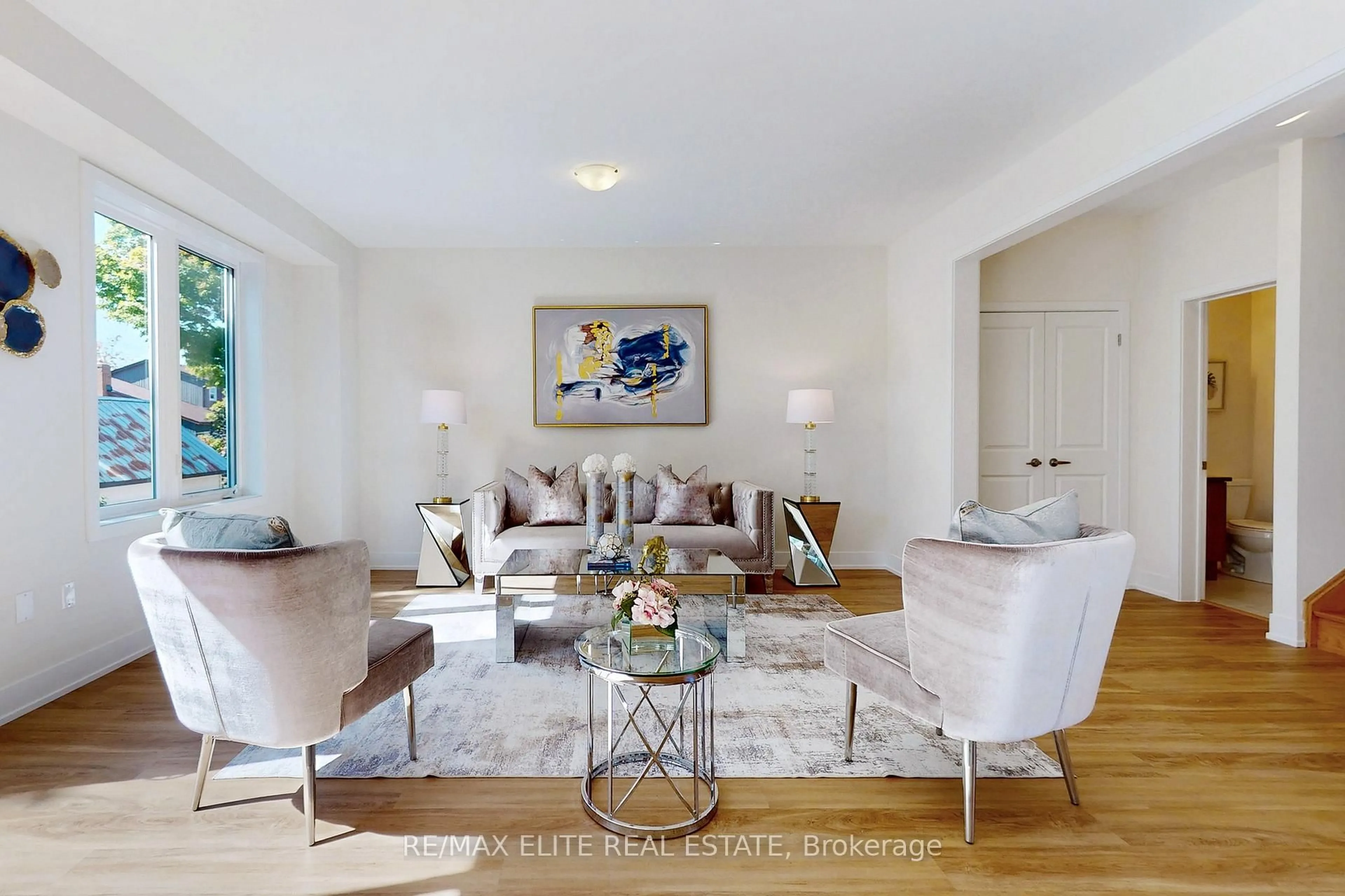 Living room with furniture, unknown for lot 16 Hampton Lane, Barrie Ontario L4N 0J6