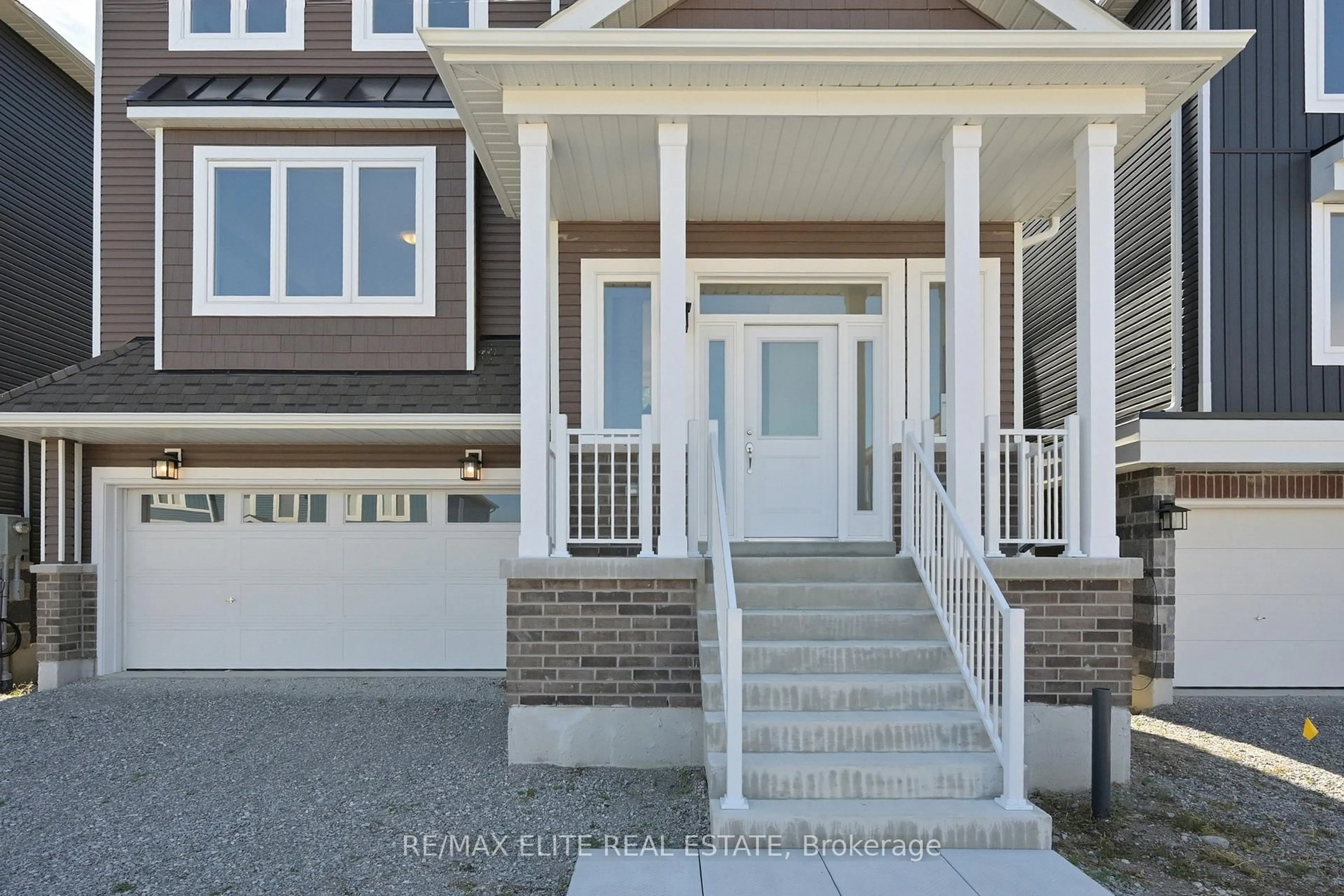 Home with vinyl exterior material, street for lot 12 Hampton Lane, Barrie Ontario L4N 6H2