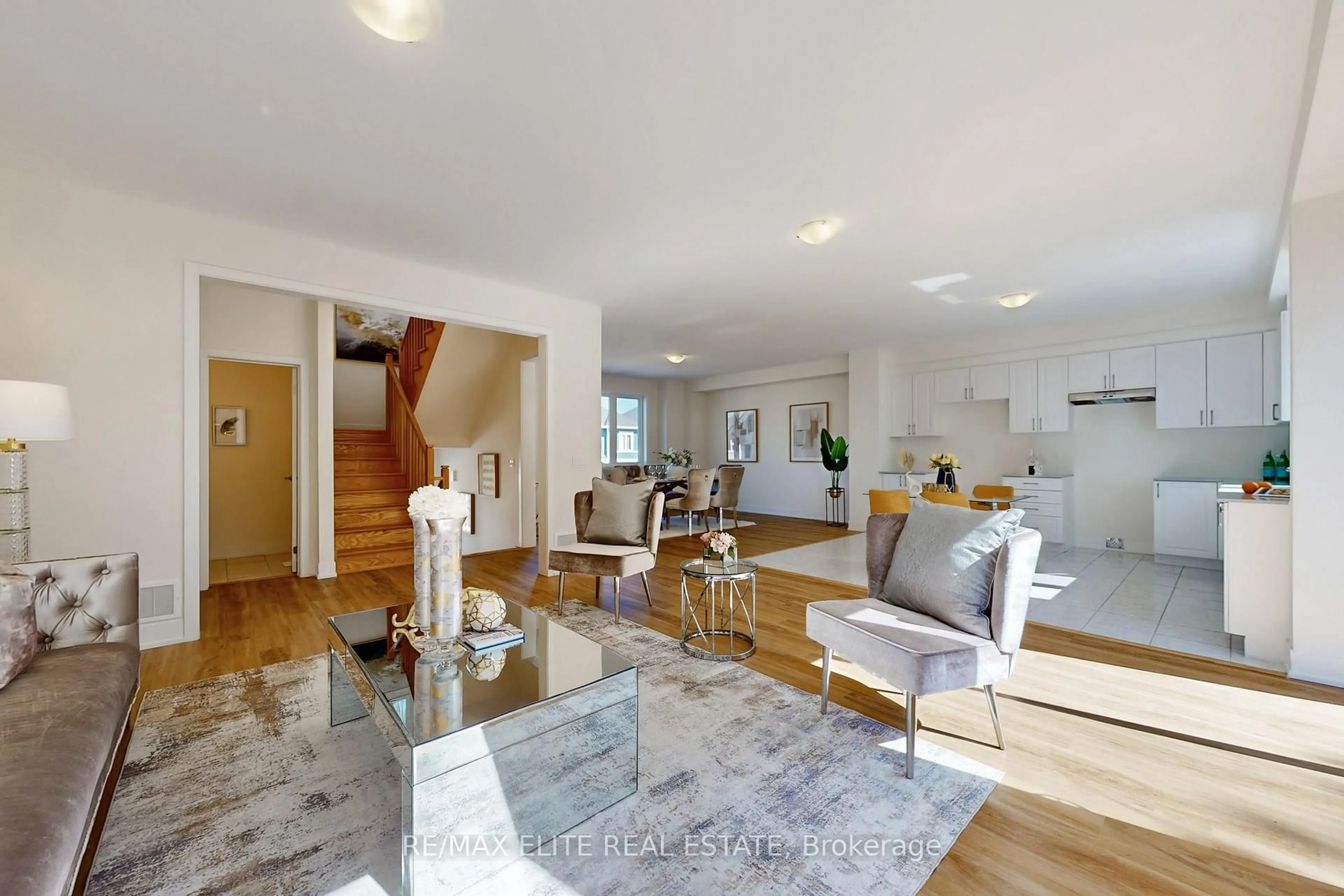 Living room with furniture, unknown for lot 12 Hampton Lane, Barrie Ontario L4N 6H2