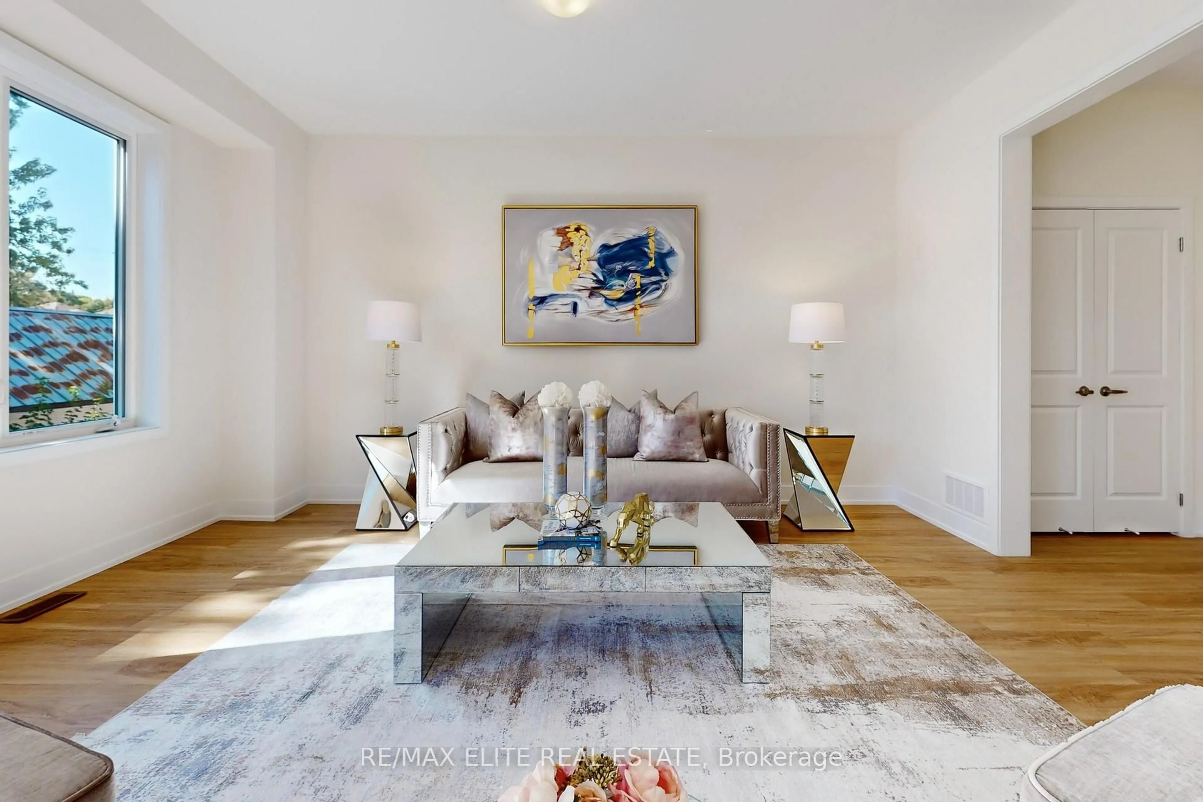 Living room with furniture, unknown for lot 15 Hampton Lane, Barrie Ontario L4N 6H2