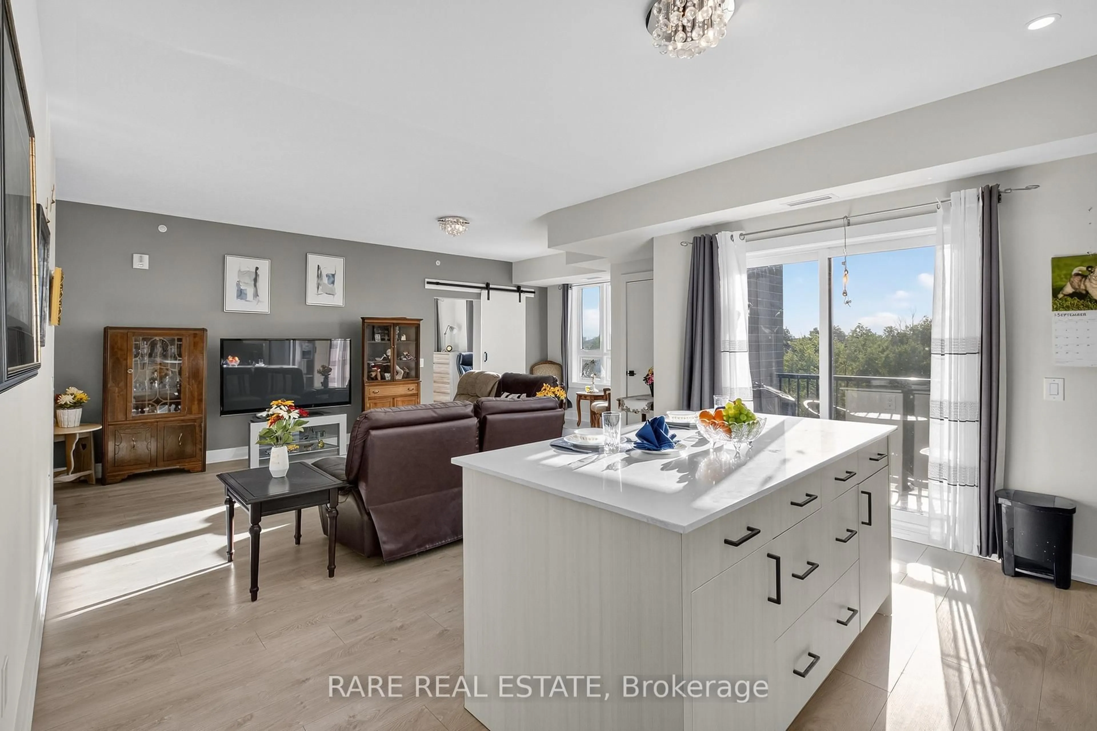 Open concept kitchen, unknown for 5 Chef Lane #402, Barrie Ontario L9J 0J8