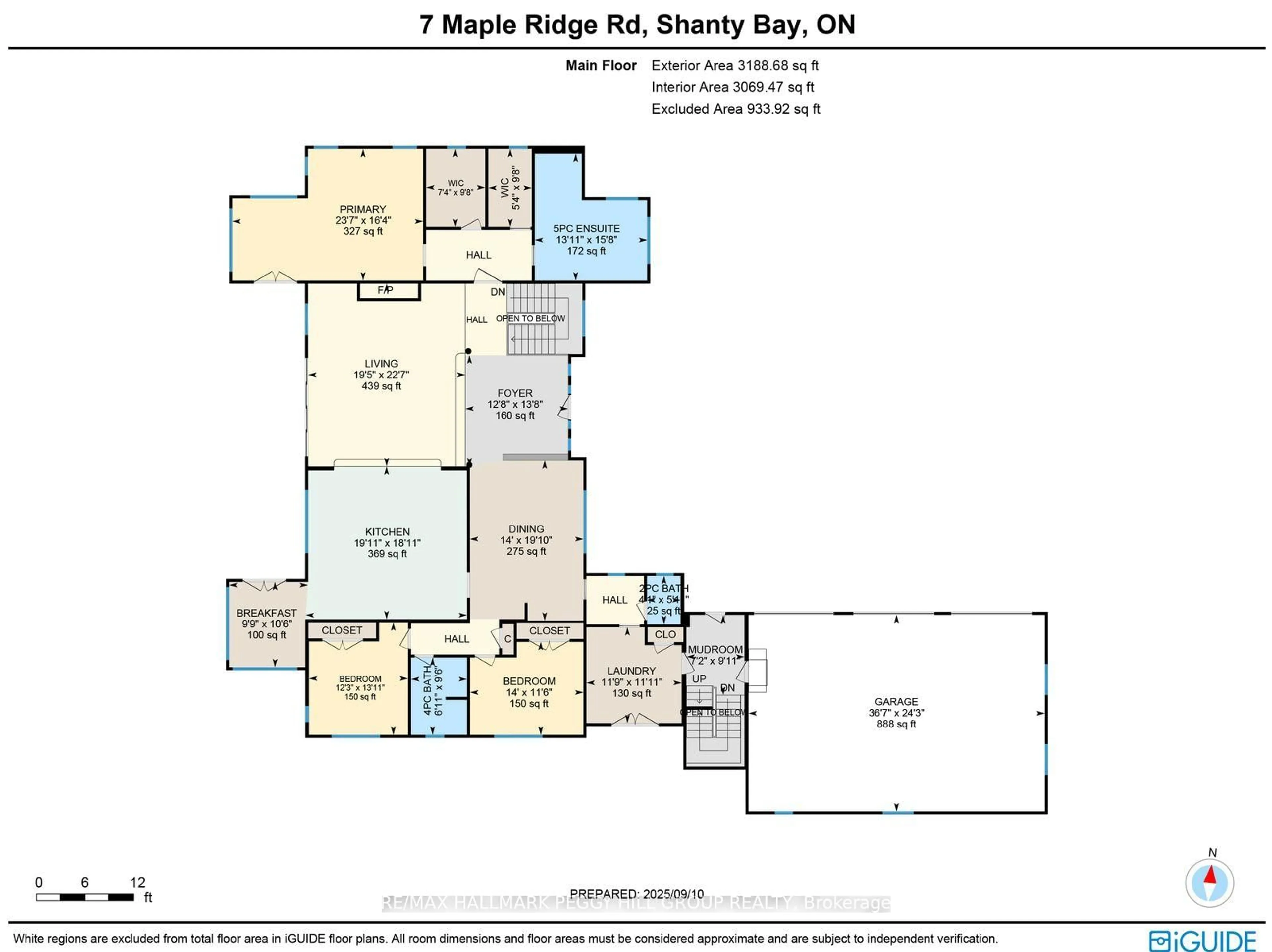Floor plan for 7 Maple Ridge Rd, Oro-Medonte Ontario L0L 2L0