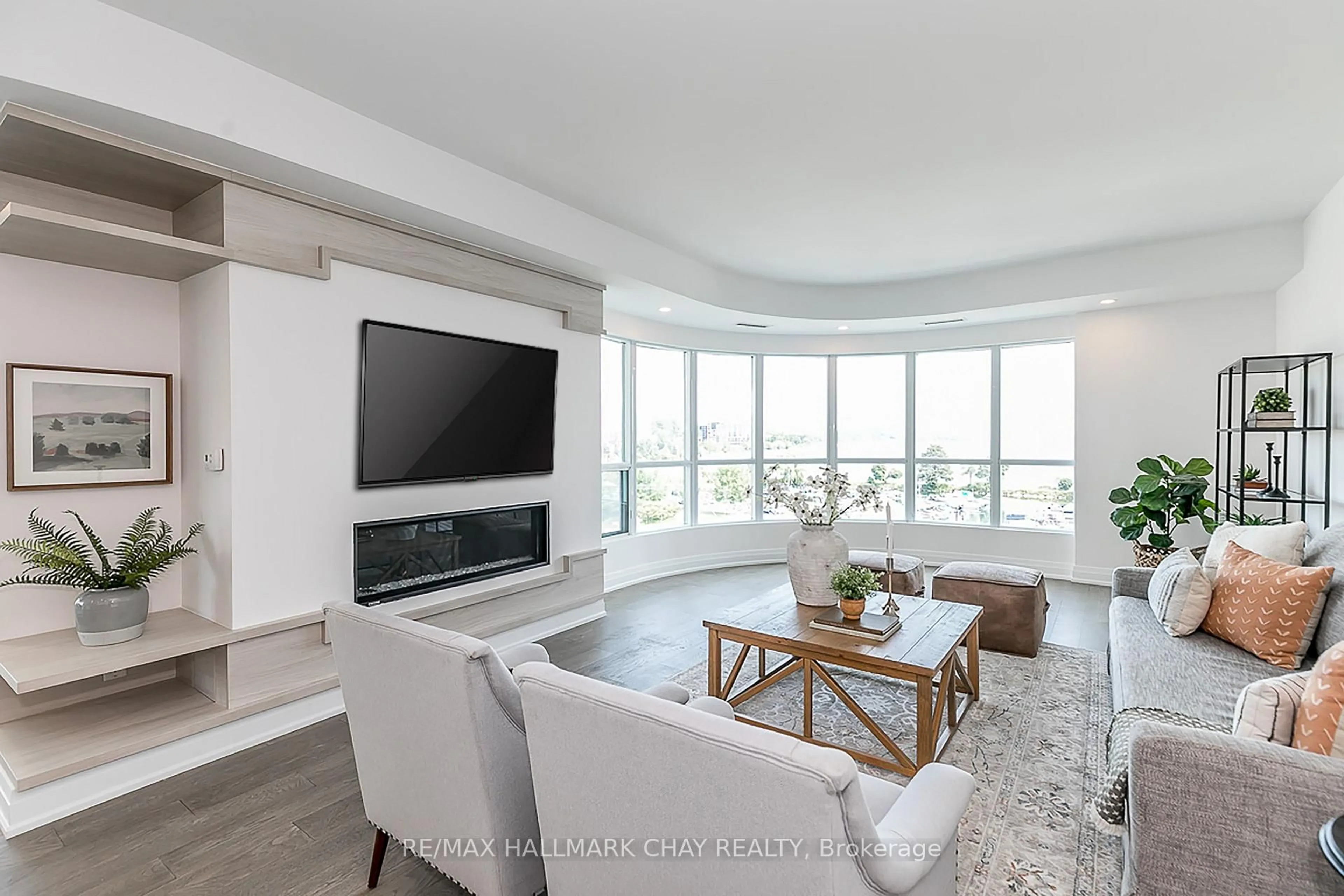 Living room with furniture, unknown for 2 Toronto St #509, Barrie Ontario L4N 9R2