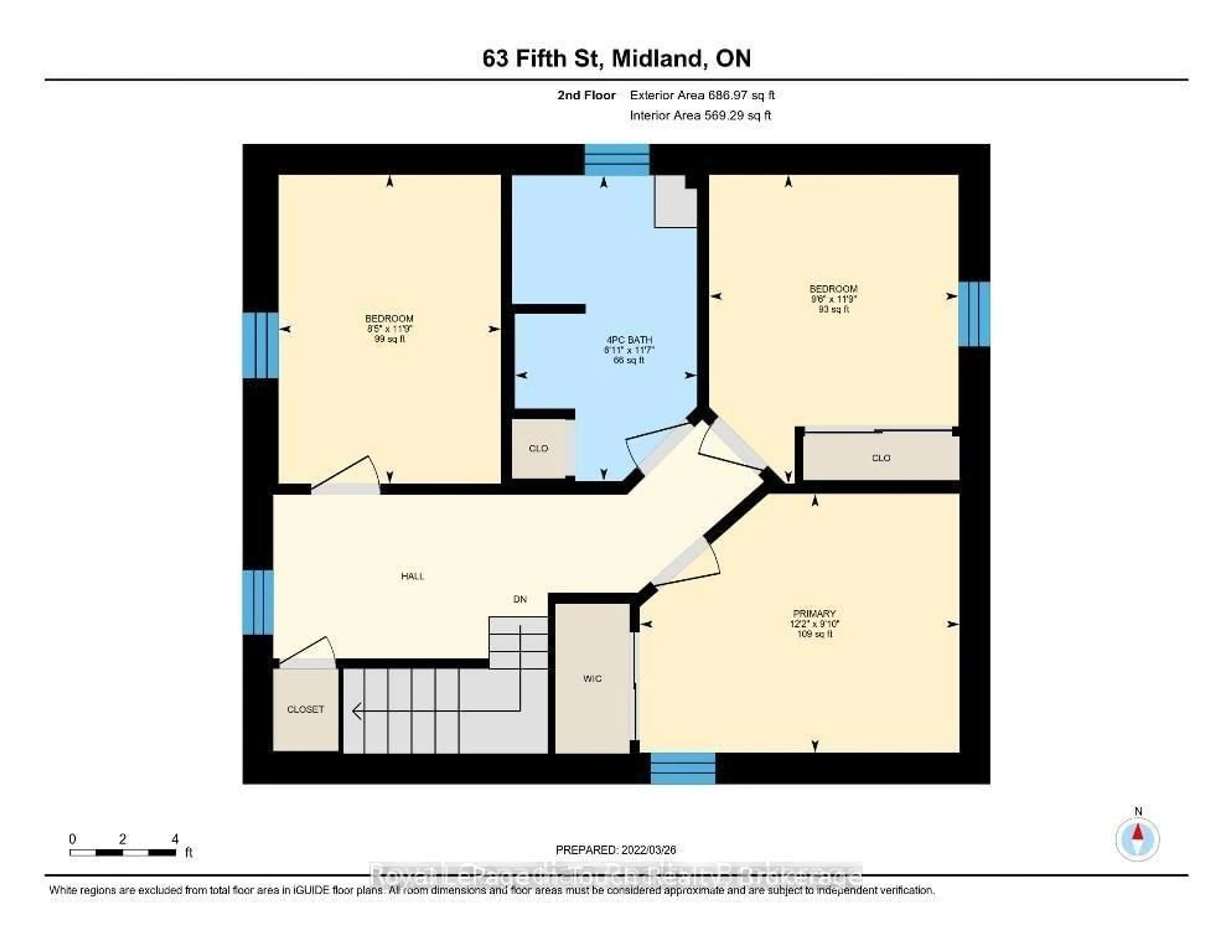 Floor plan for 63 Fifth St, Midland Ontario L4R 3V4