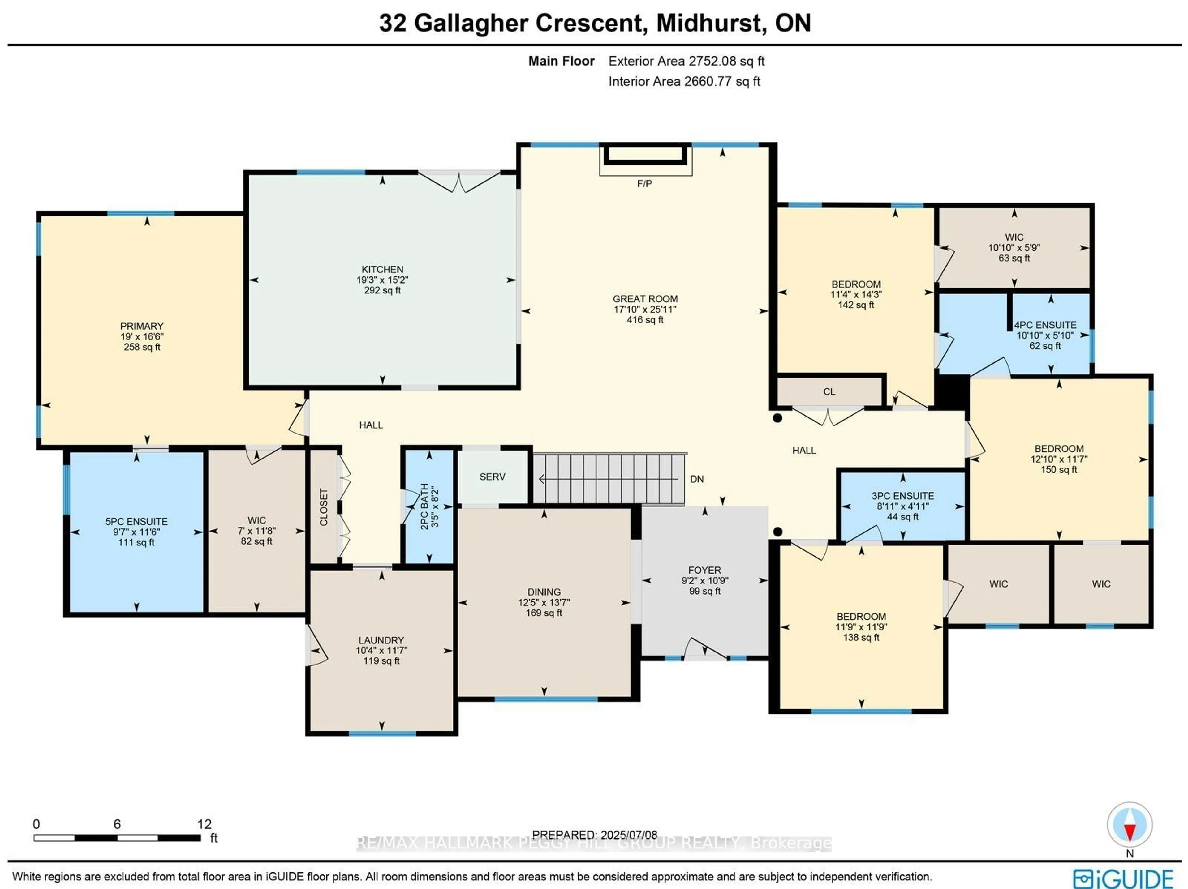 Floor plan for 32 Gallagher Cres, Springwater Ontario L9X 0K1