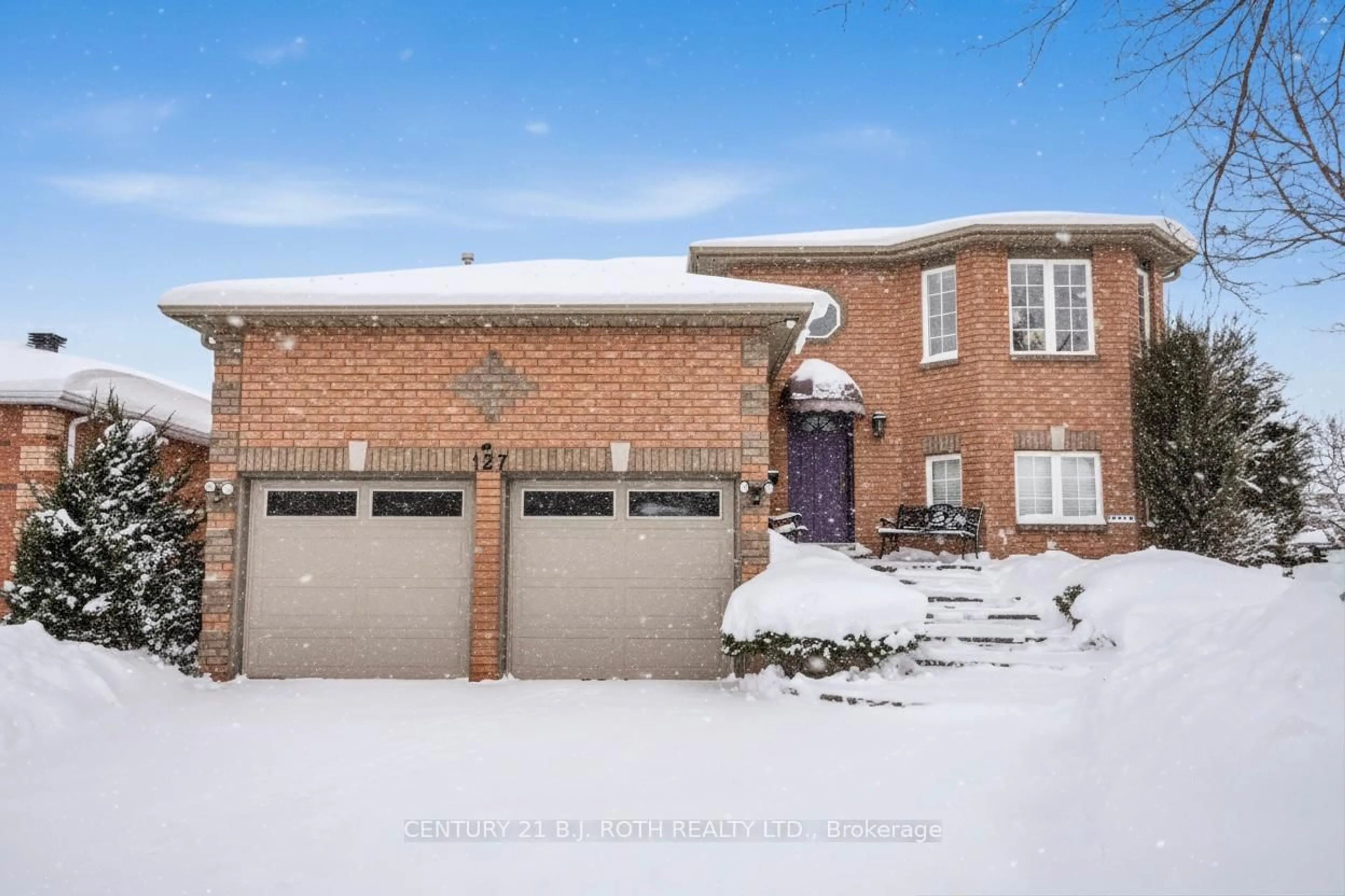Home with brick exterior material, street for 127 Golden Meadow Rd, Barrie Ontario L4N 8K2