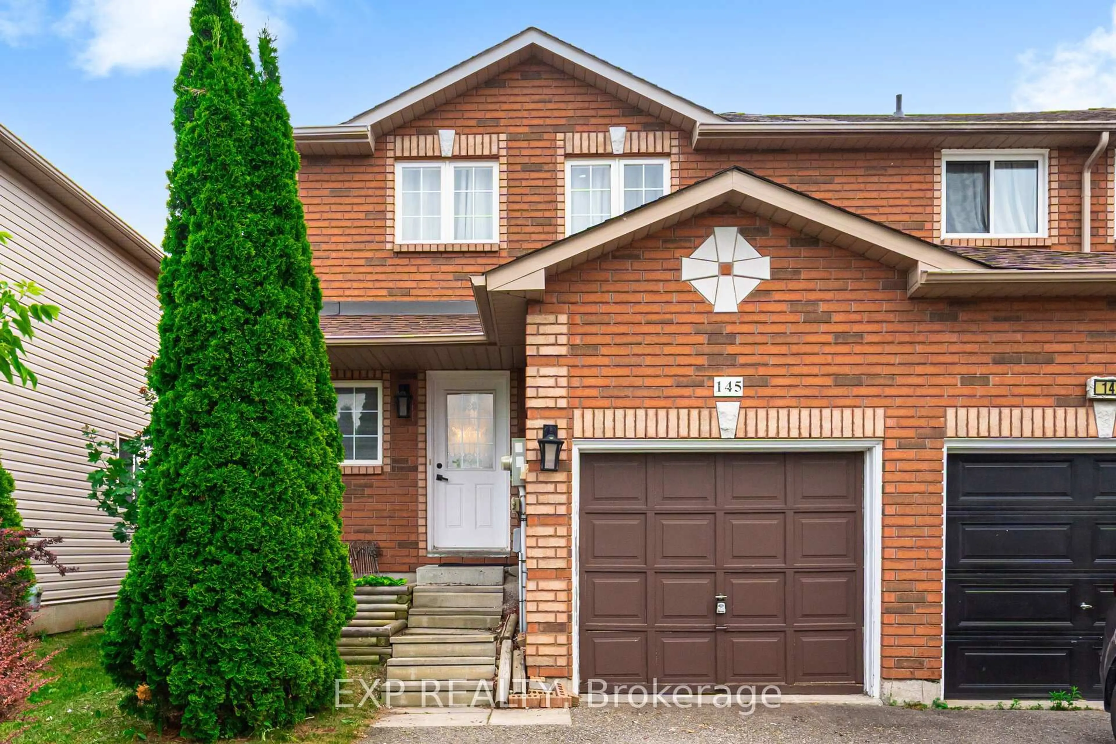 Home with brick exterior material, street for 145 Courtney Cres, Barrie Ontario L4N 5T2