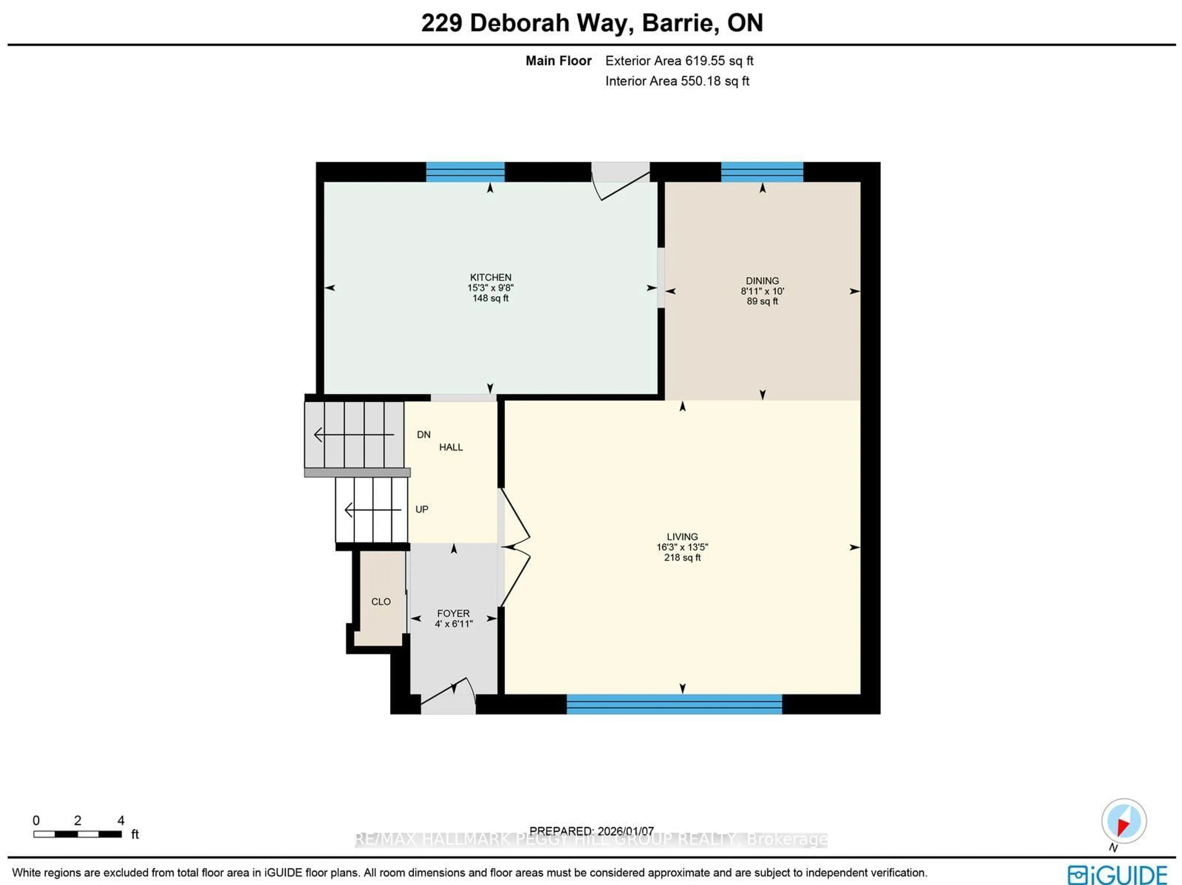 Floor plan for 229 Deborah Way, Barrie Ontario L4N 4N8
