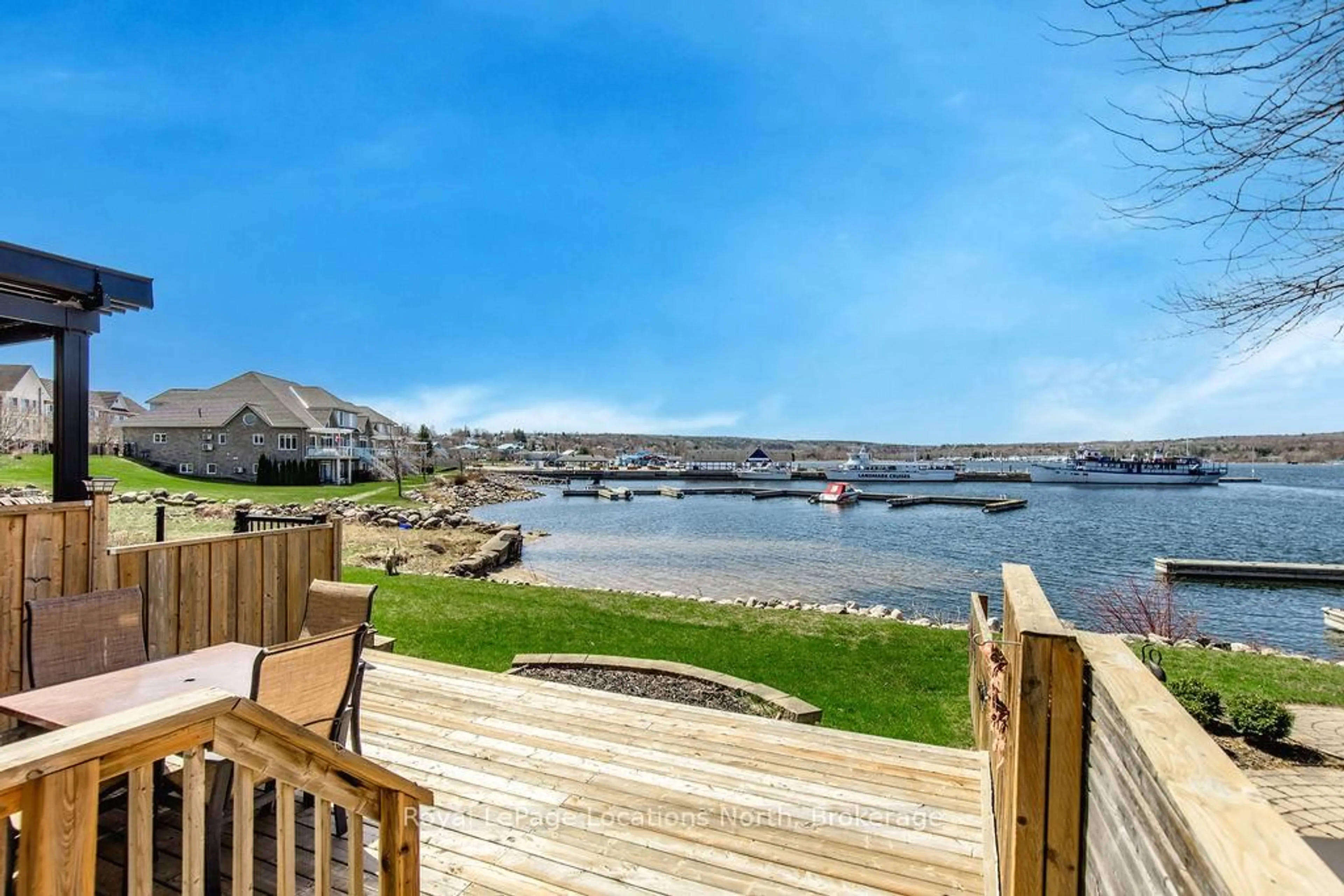 Patio, water/lake/river/ocean view for 4 BECK Blvd #6, Penetanguishene Ontario L9M 2H3