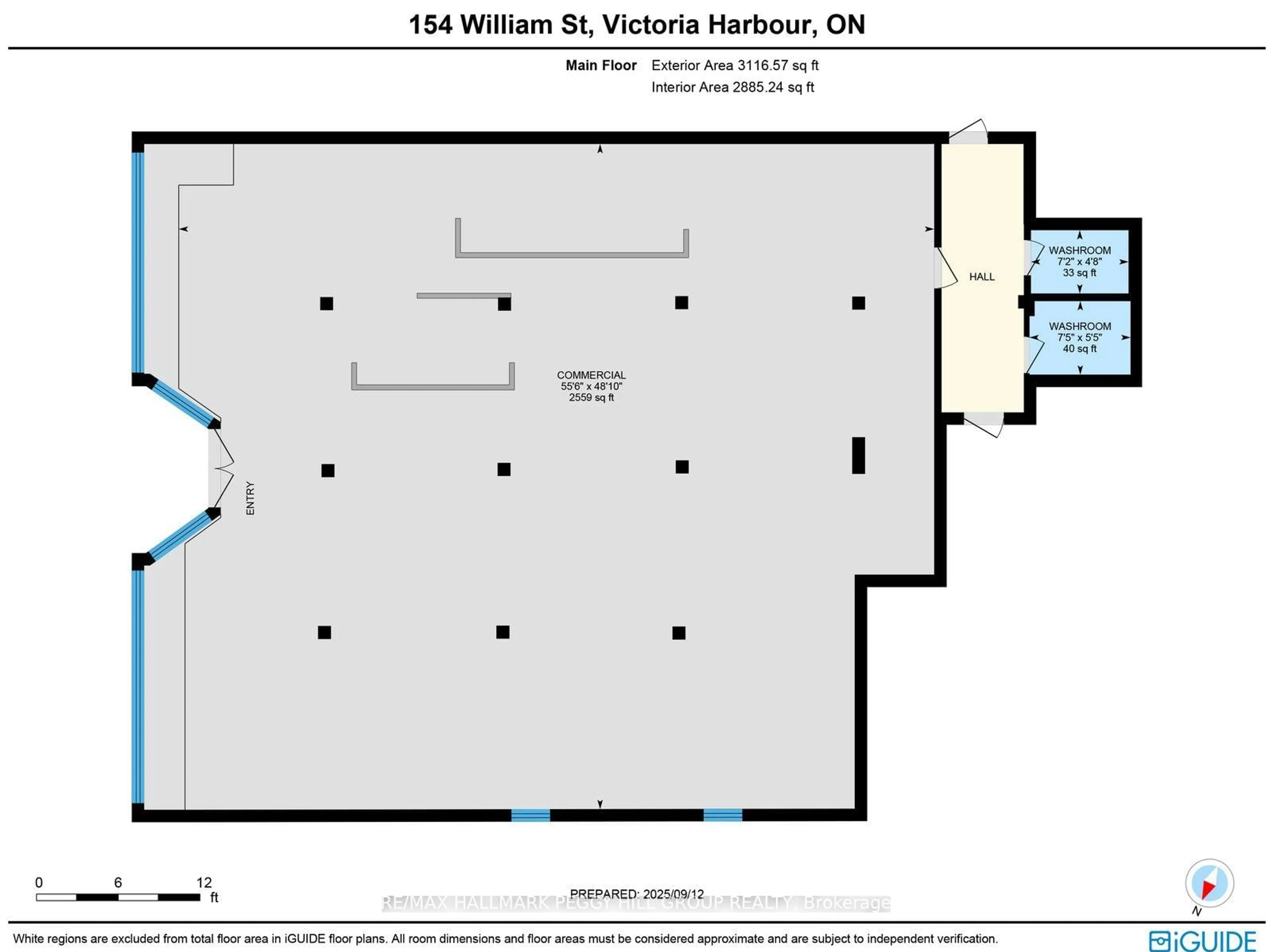 Floor plan for 154 William St, Tay Ontario L0K 2A0