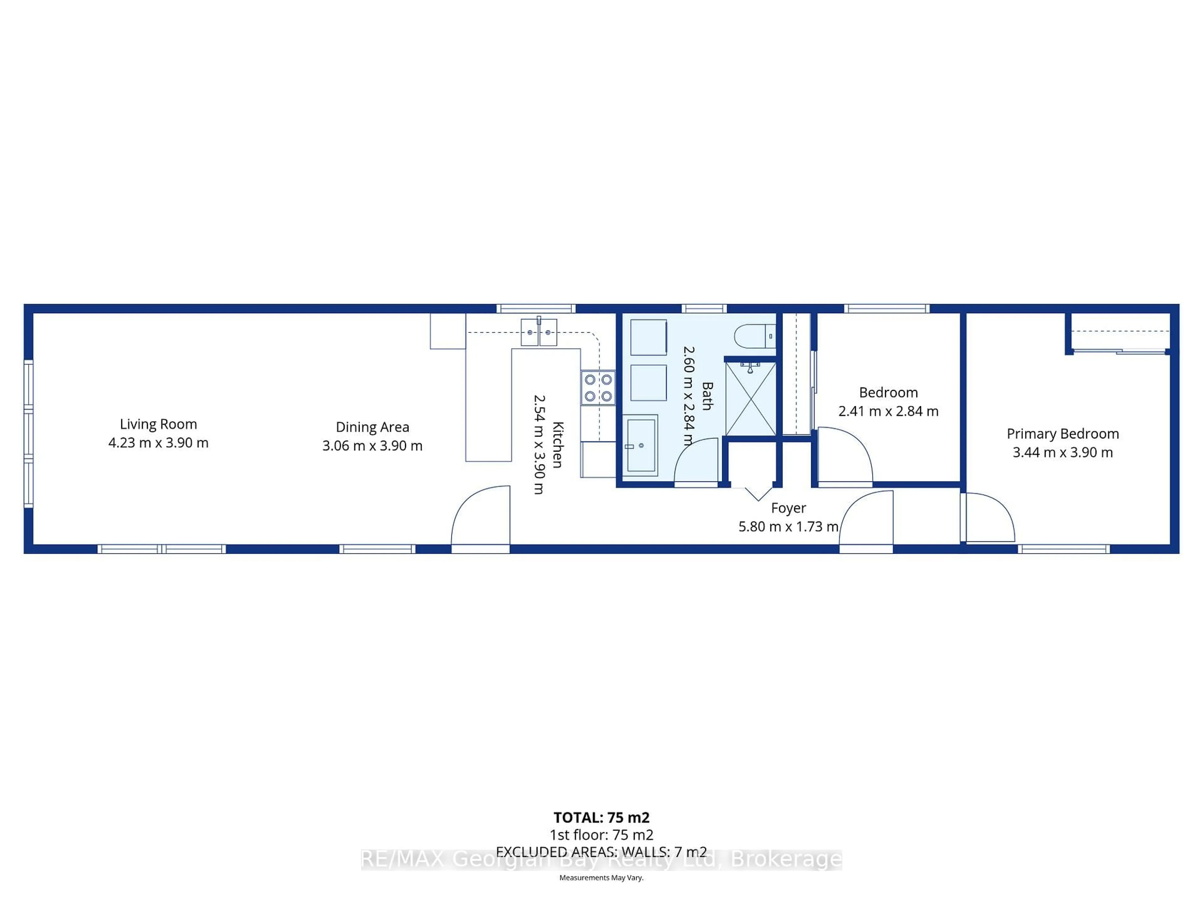 Floor plan for 3 Lakeshore Rd, Midland Ontario L4R 0B9