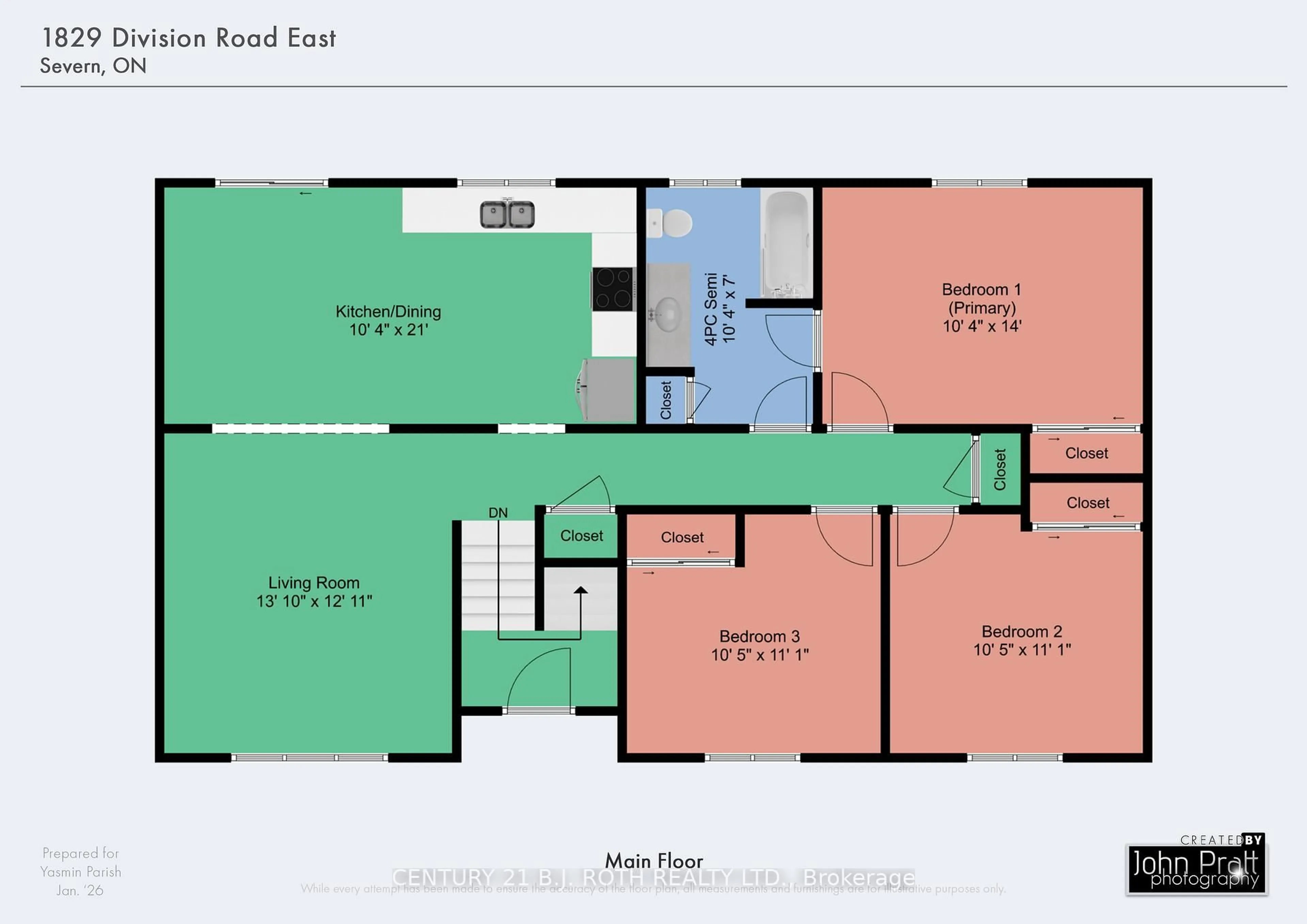 Floor plan for 1829 Division Rd, Severn Ontario L3V 0X8