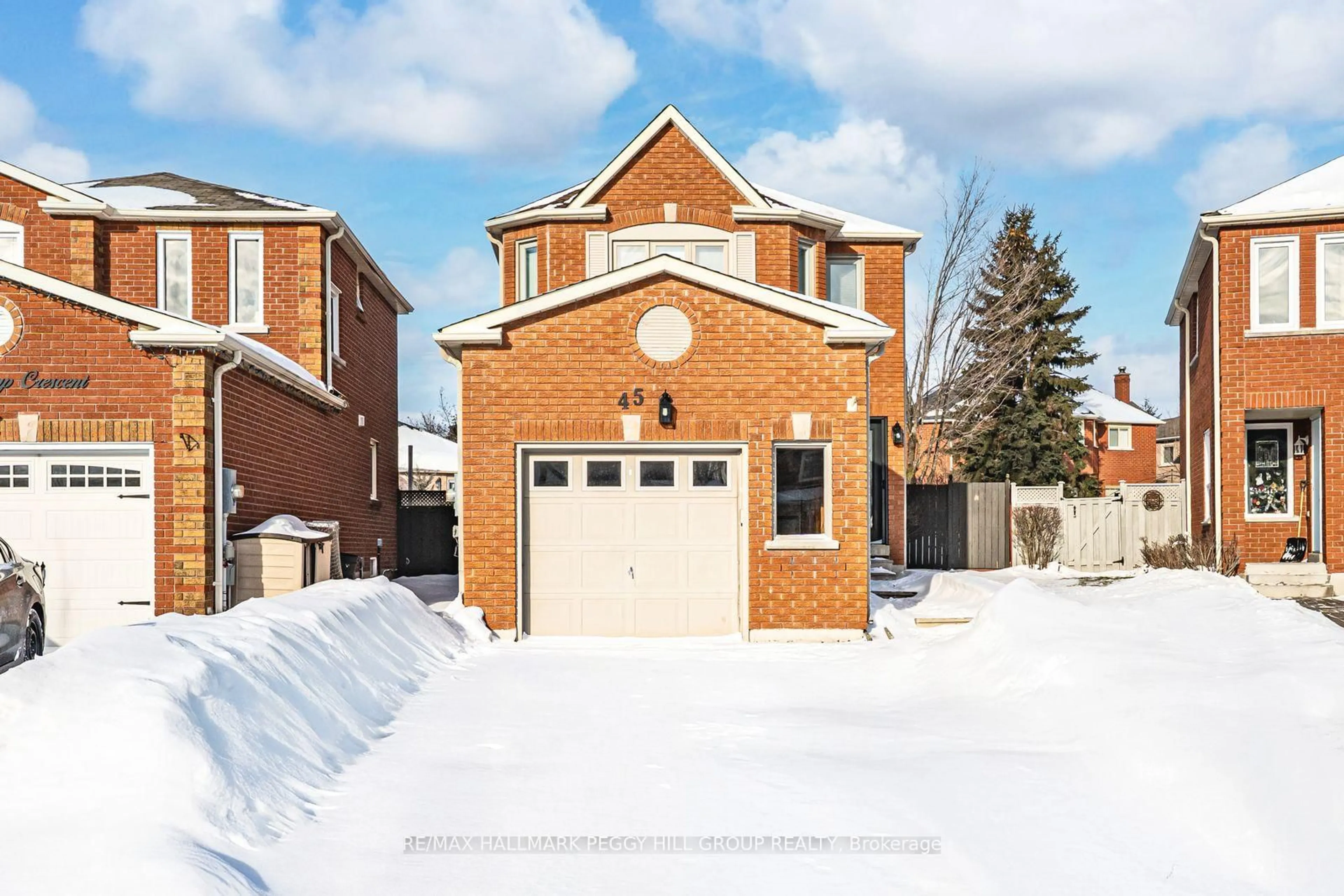Home with brick exterior material, street for 45 Weatherup Cres, Barrie Ontario L4N 7J6