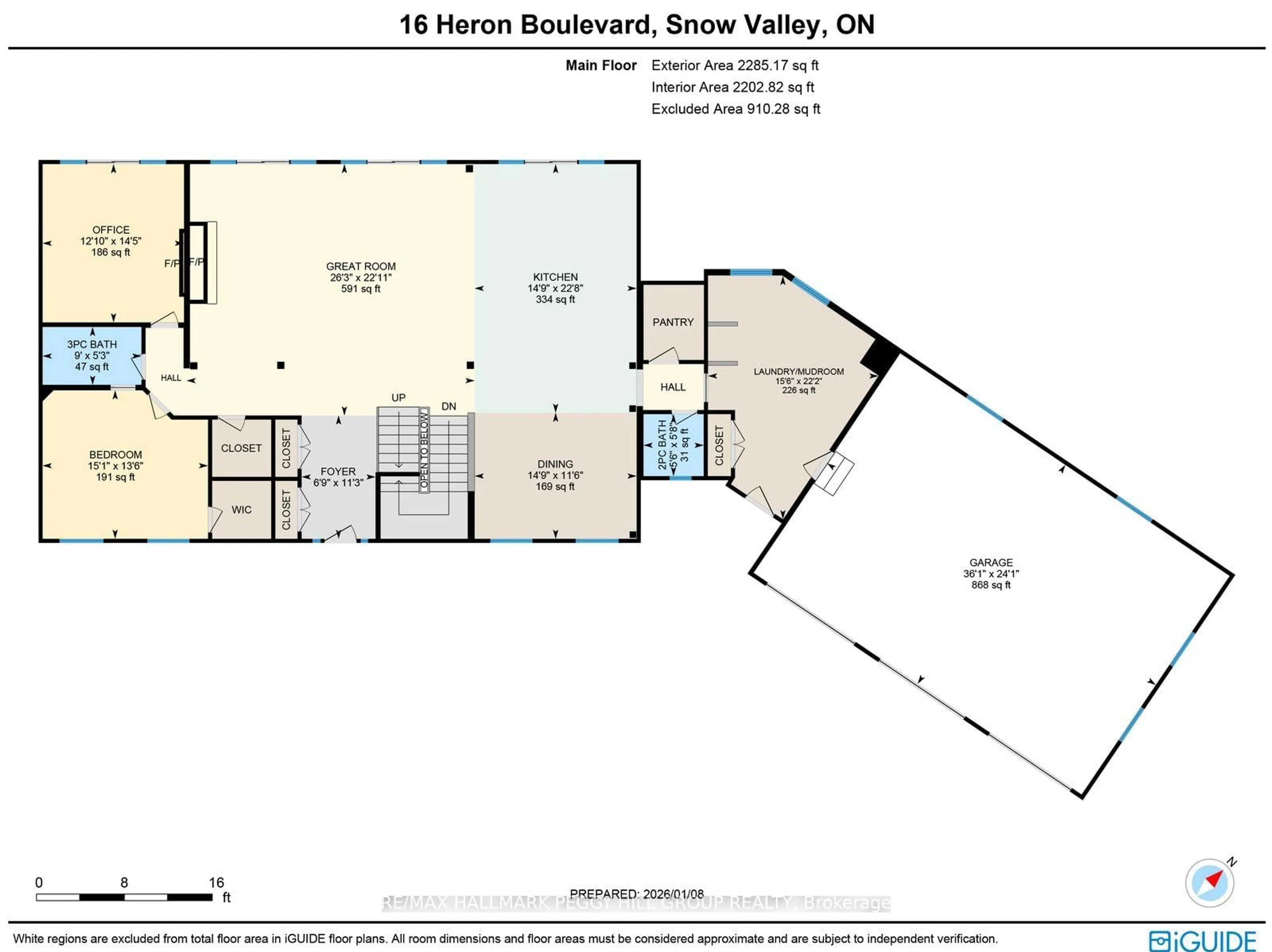 Floor plan for 16 Heron Blvd, Springwater Ontario L9X 0J1