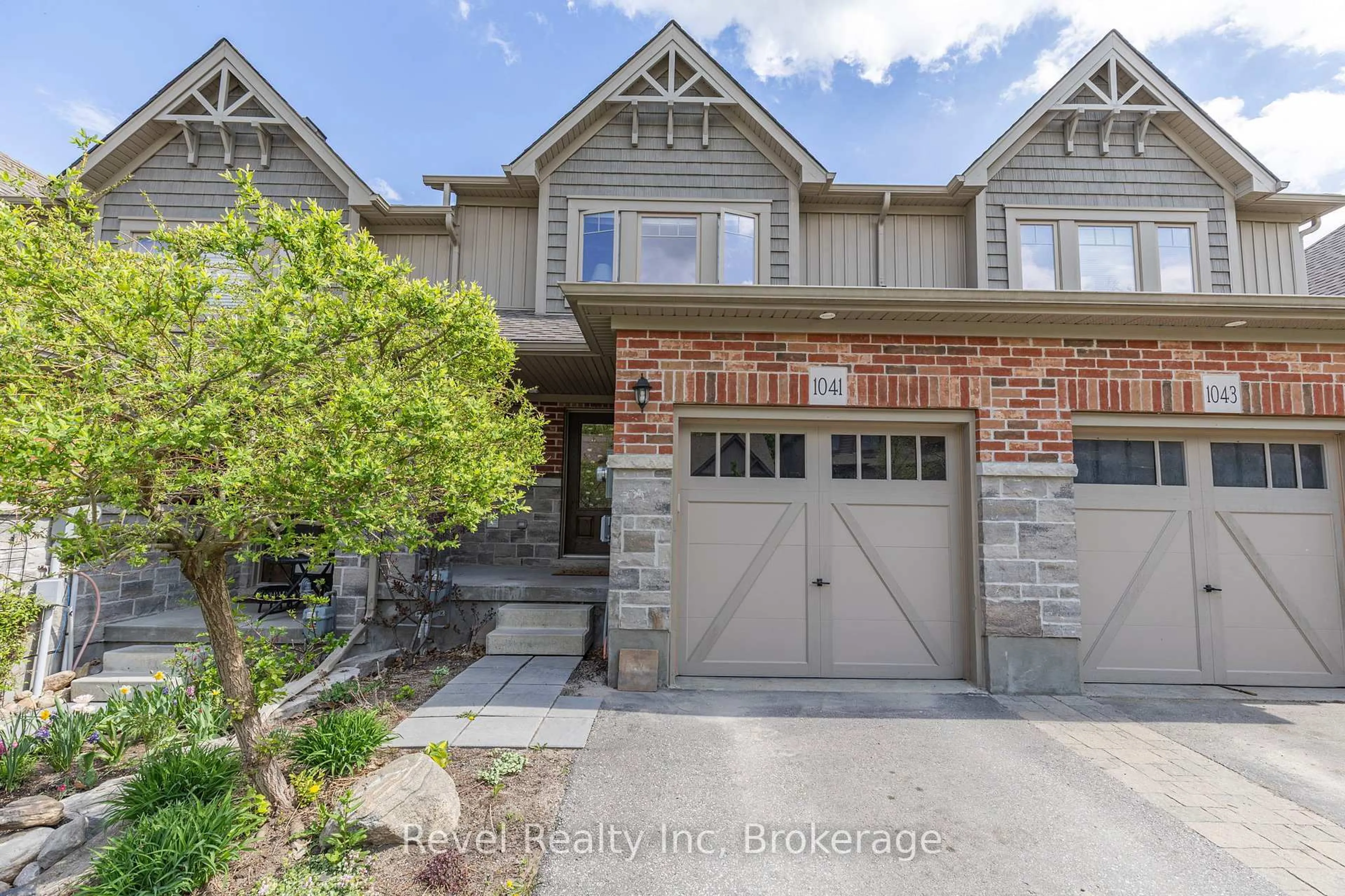 Home with brick exterior material, street for 1041 Cook Dr, Midland Ontario L4R 0E4