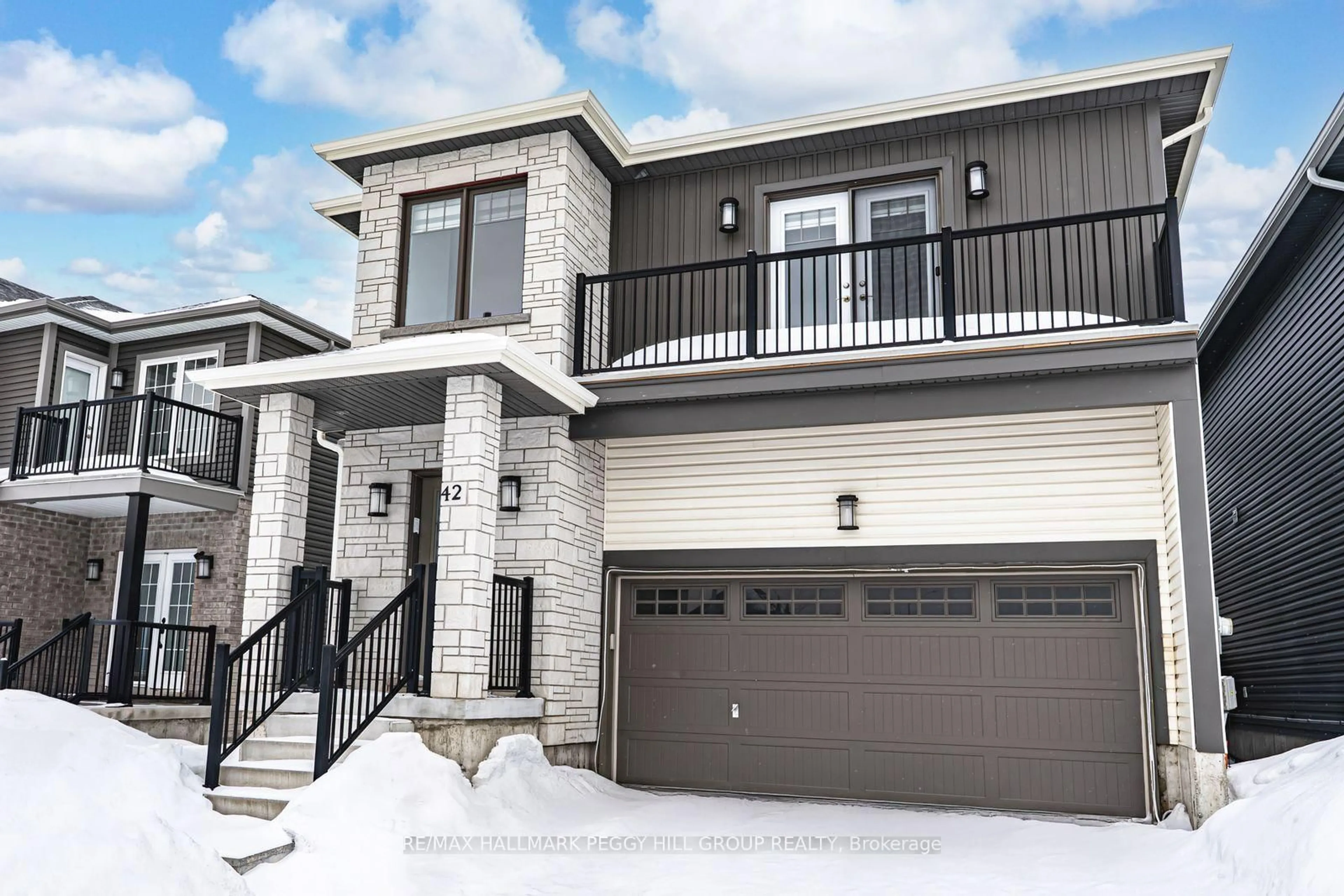 Home with brick exterior material, street for 42 Alaskan Hts, Barrie Ontario L9J 0H9