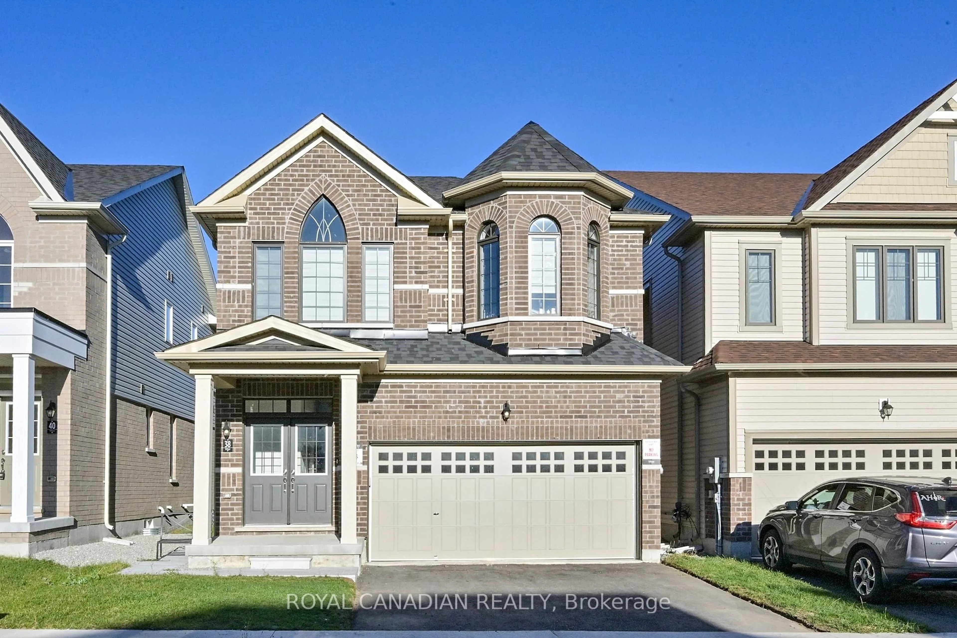 Home with brick exterior material, street for 38 Rochester Dr, Barrie Ontario L9J 0W1