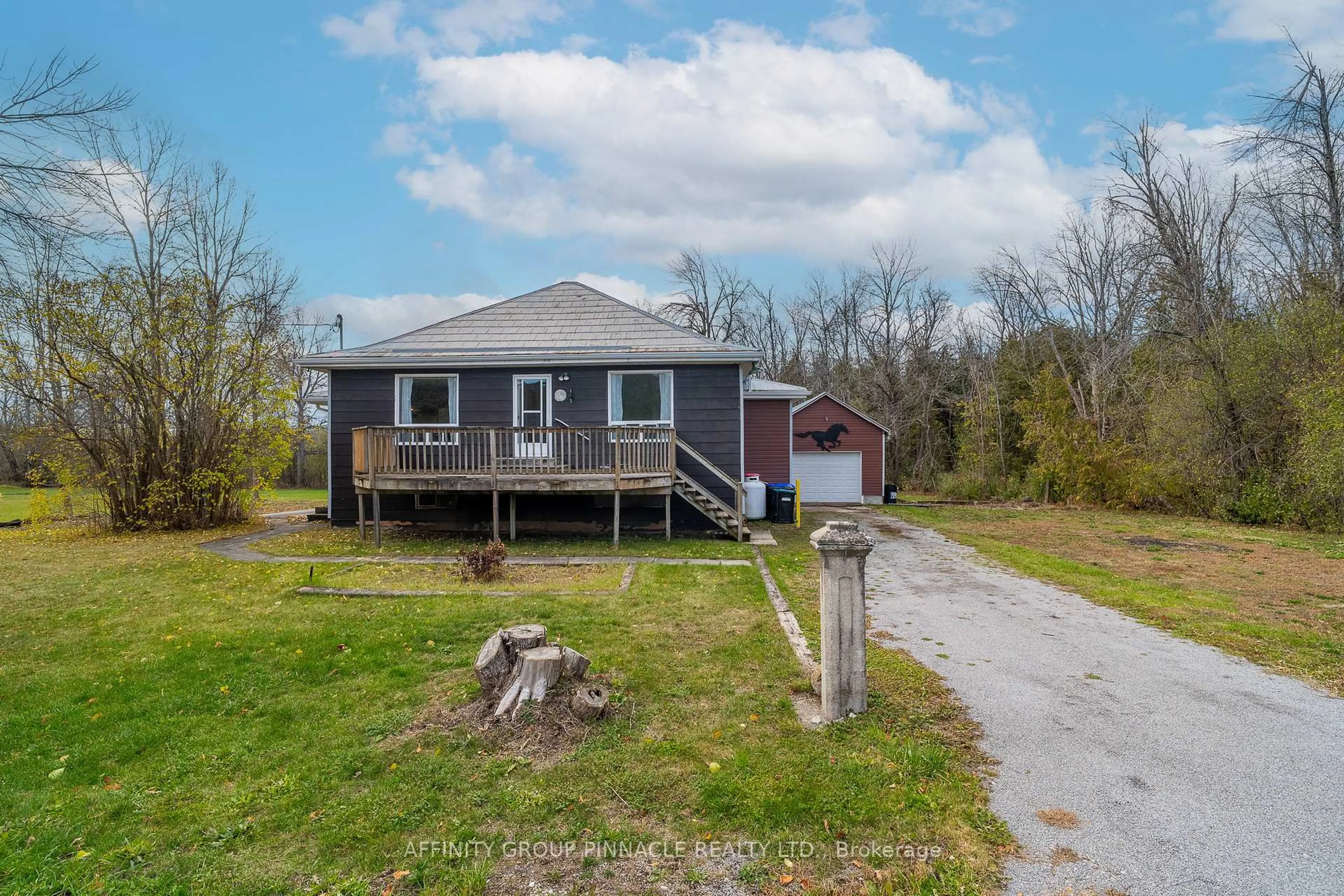 A pic from outside/outdoor area/front of a property/back of a property/a pic from drone, building for 1796 Ramara Rd 47 Rd, Ramara Ontario L0K 1B0